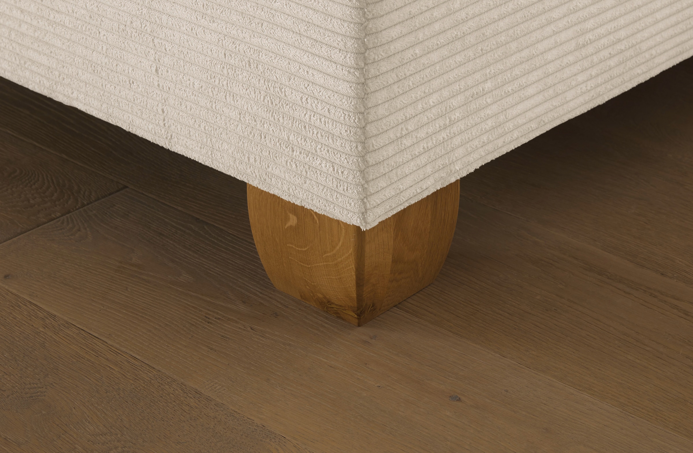 hapo Lit boxspring »Hana, in verschiedenen Breiten und Härtegraden erhältlich« lit recouvert de tissu velouté, incl. surmatelas