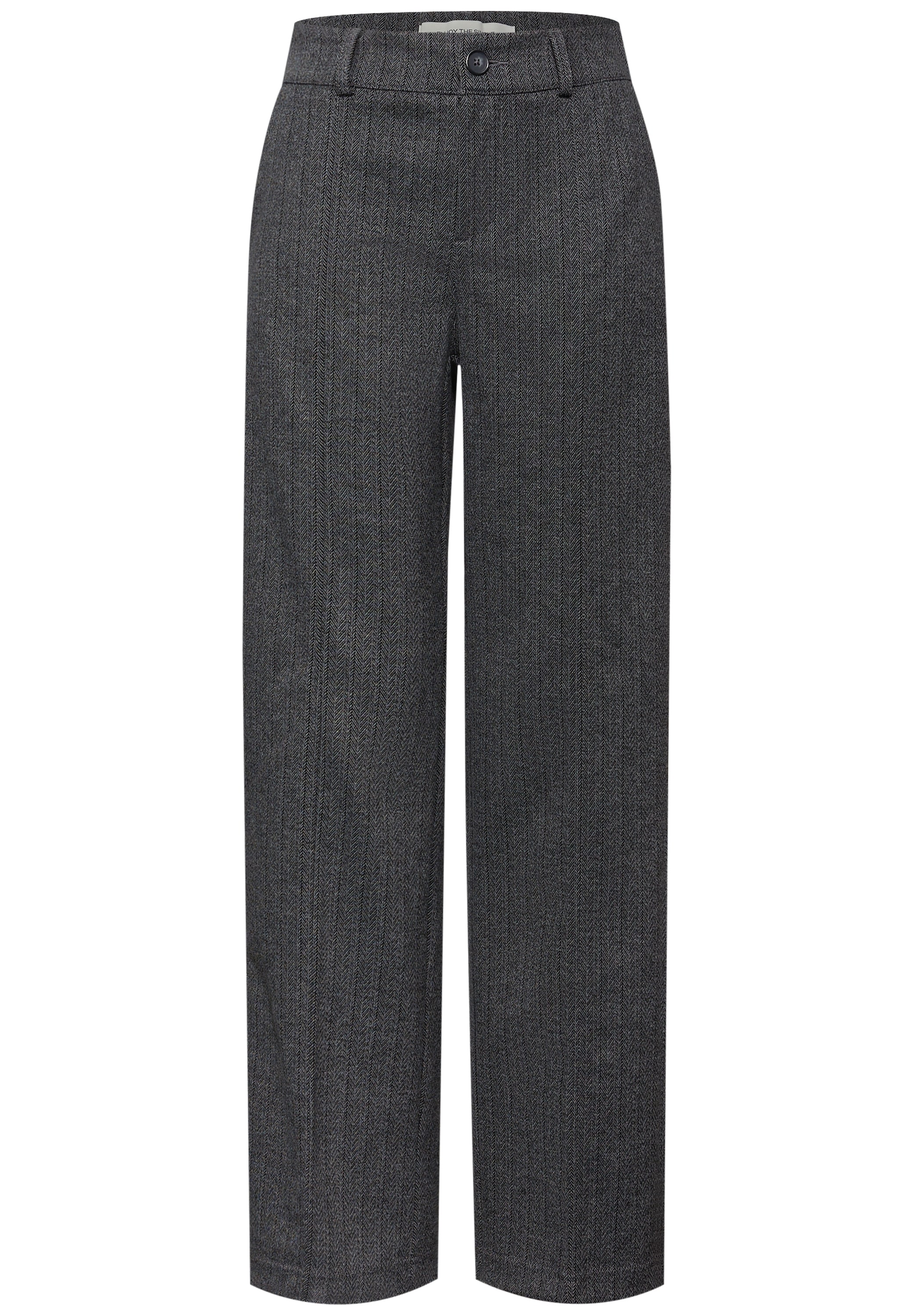 STREET ONE Pantalon en tissu  aspect rayures fines