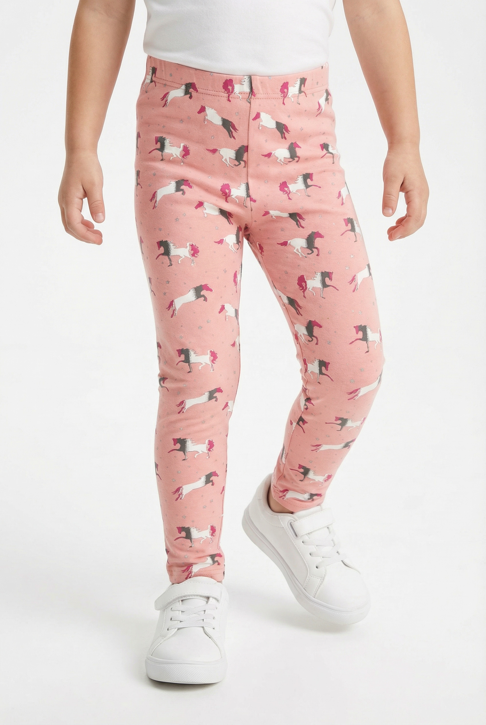 happy girls Strickleggings  für kleine Pferde-Fans