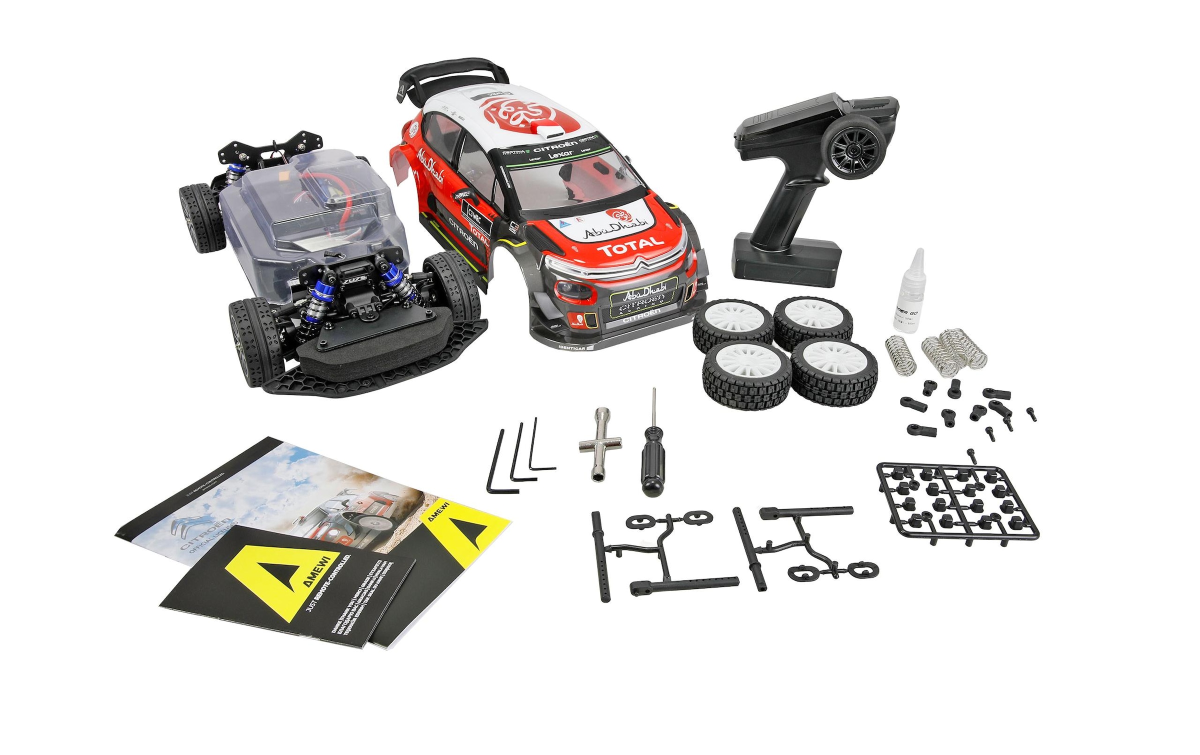 Amewi RC-Auto »Rally Hyper Go Citroen C3 WRC Rallye, ARTR, 1:10« Antrieb 4x4