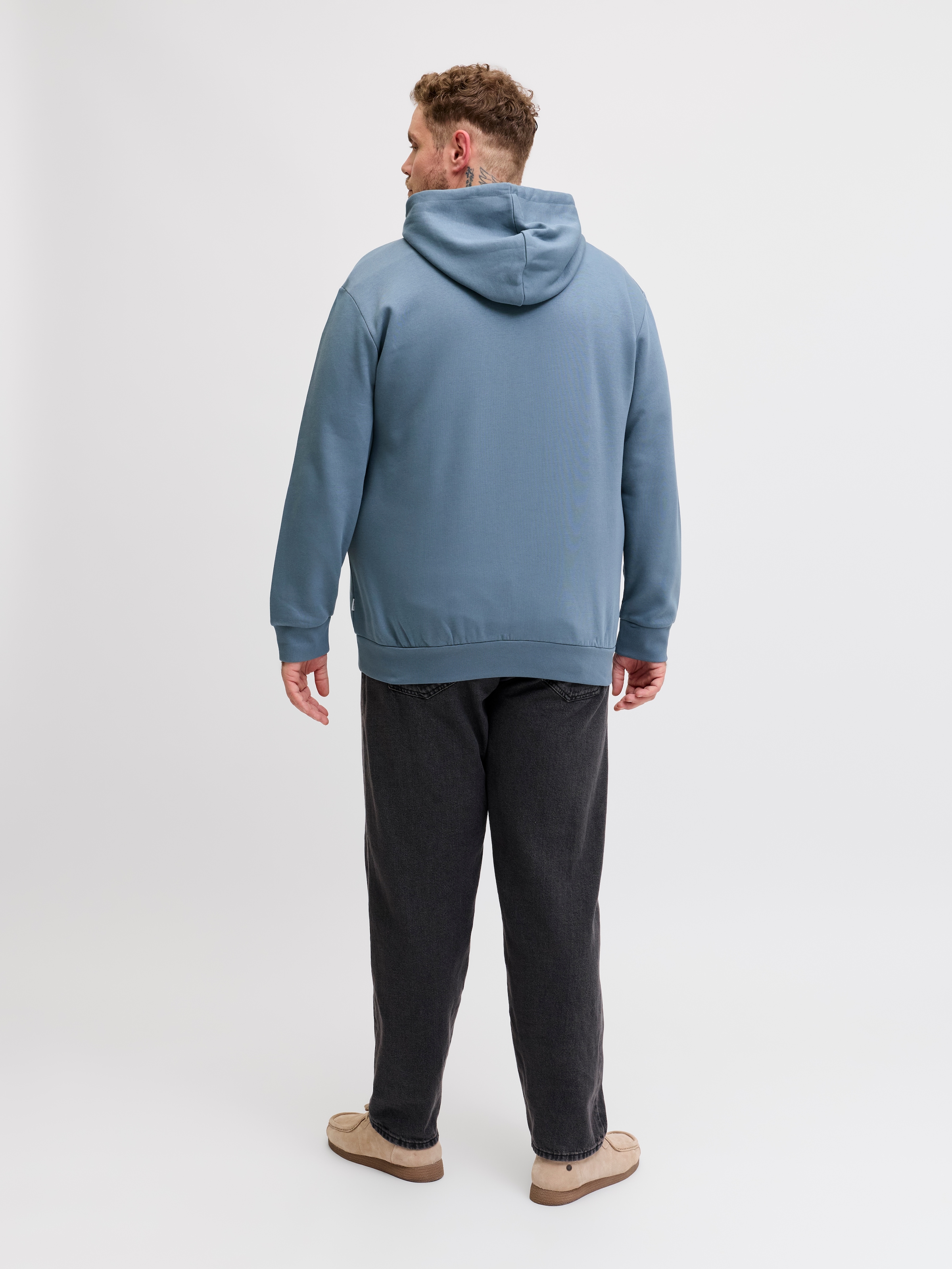 Jack & Jones PlusSize Sweat à capuche »JJECORP LOGO SWEAT HOOD NOOS PLS«, Baumwollmischung, regular fit
