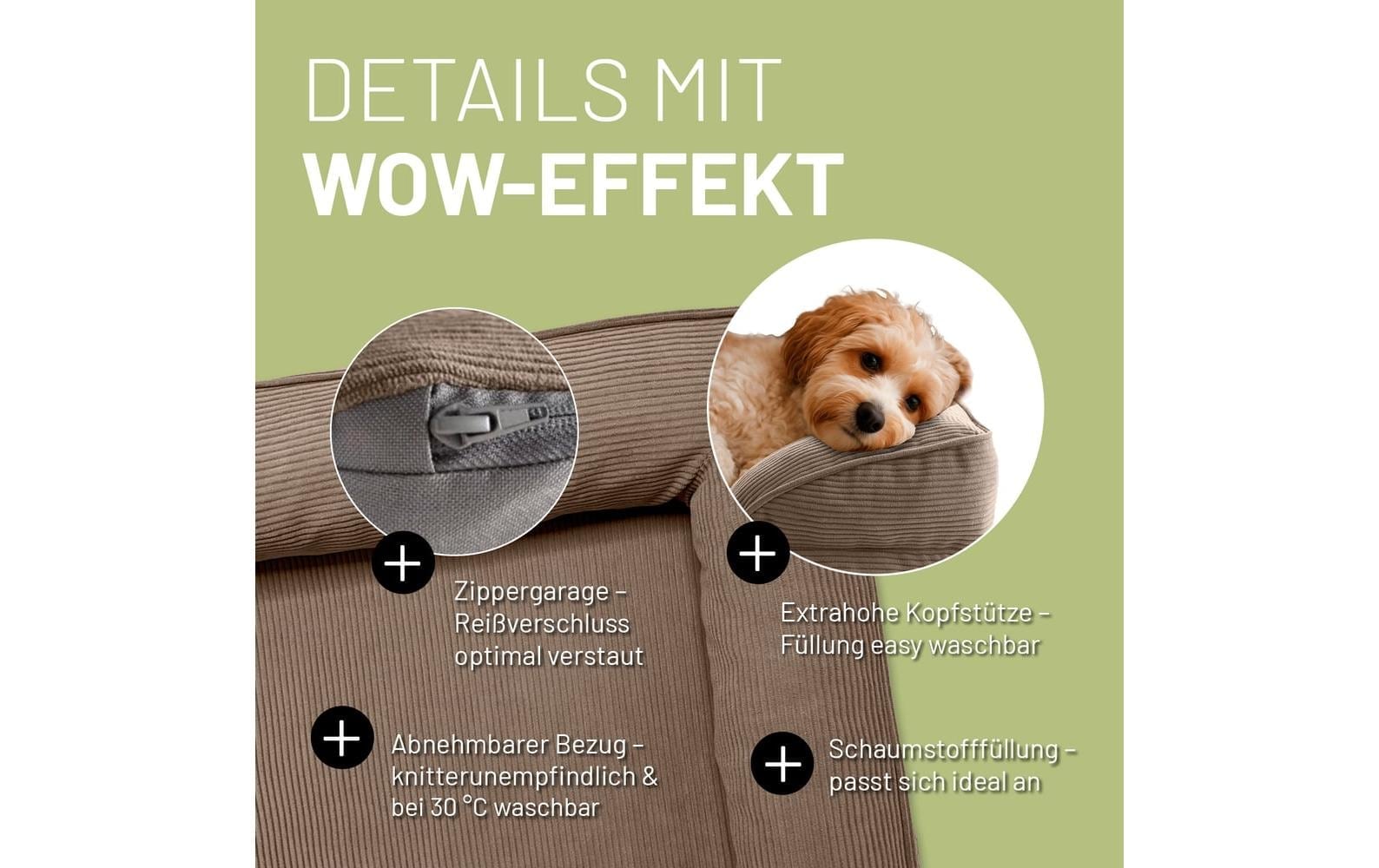 Lumaland Hundebett »Indoor Cord S«