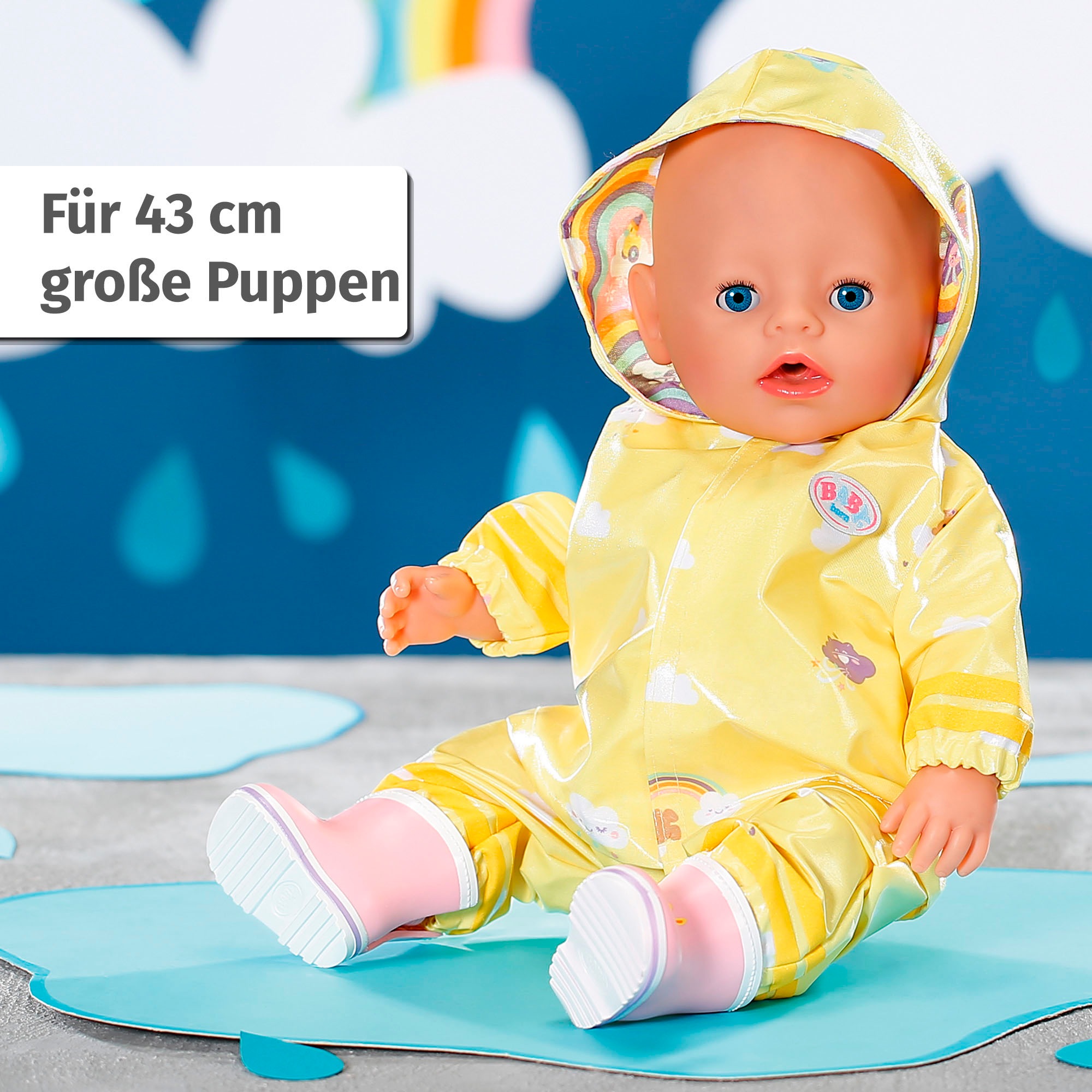 Baby Born Vêtements de poupées »Deluxe Regen-Outfit 43 cm«