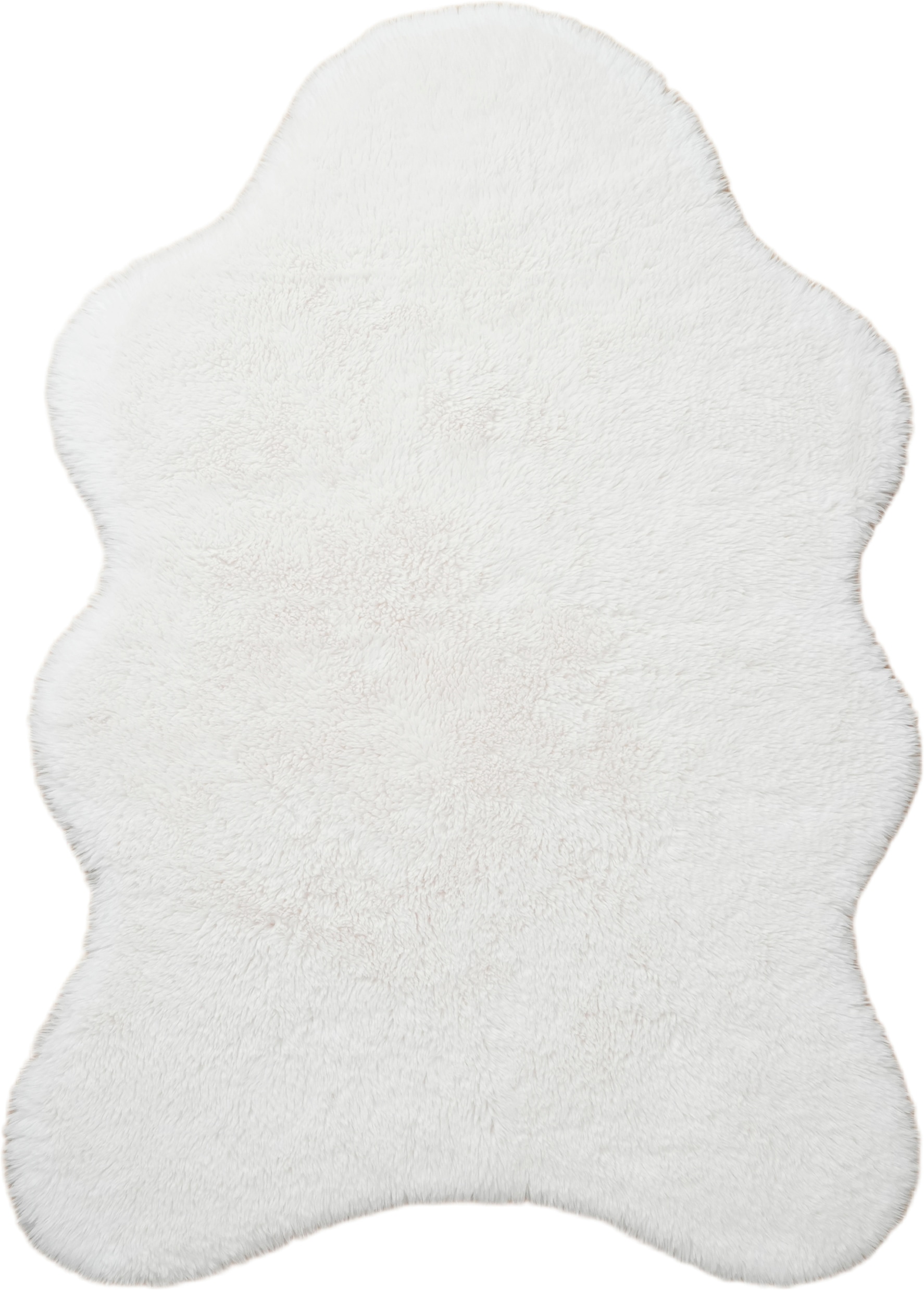 GOODproduct Tapis à poils longs »Mollin, Fellform, leichter Glanz« Rectangulaire 30 mm Höhe fausse fourrure, imitation fourrure, lavable, duveteux, doux, salon