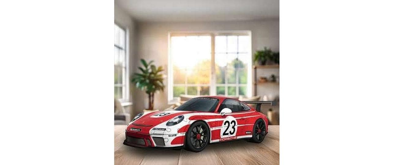 Ravensburger 3D-Puzzle »Iconics Porsche 911 GT3 Cup« 3D-Effekt