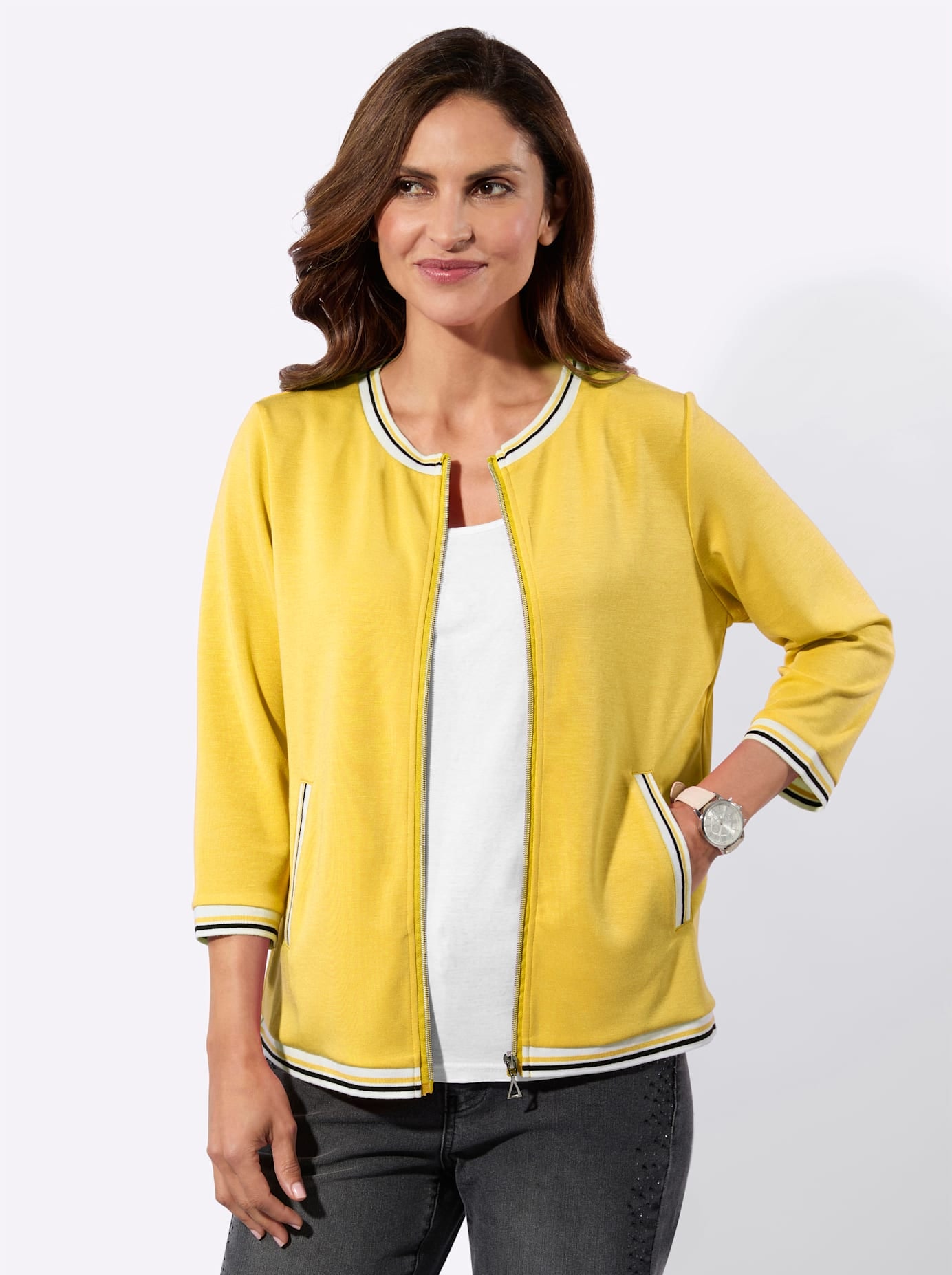 Inspirationen Shirtjacke »Sweatjacke« 1 tlg.