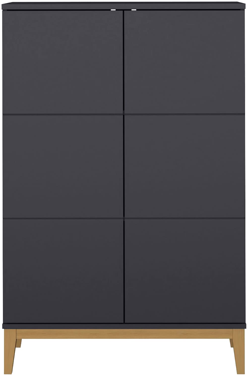 GOODproduct Highboard »Maryd« Hochkommode mit Untergestell in Holzoptik