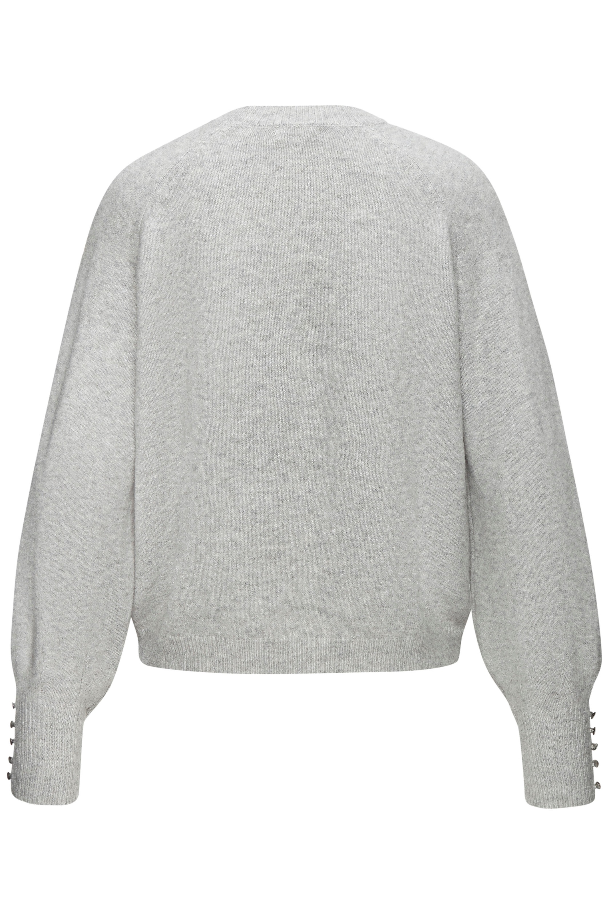 LASCANA Rundhalspullover mit Zierknöpfen, Winterpullover, kuscheliges Basic