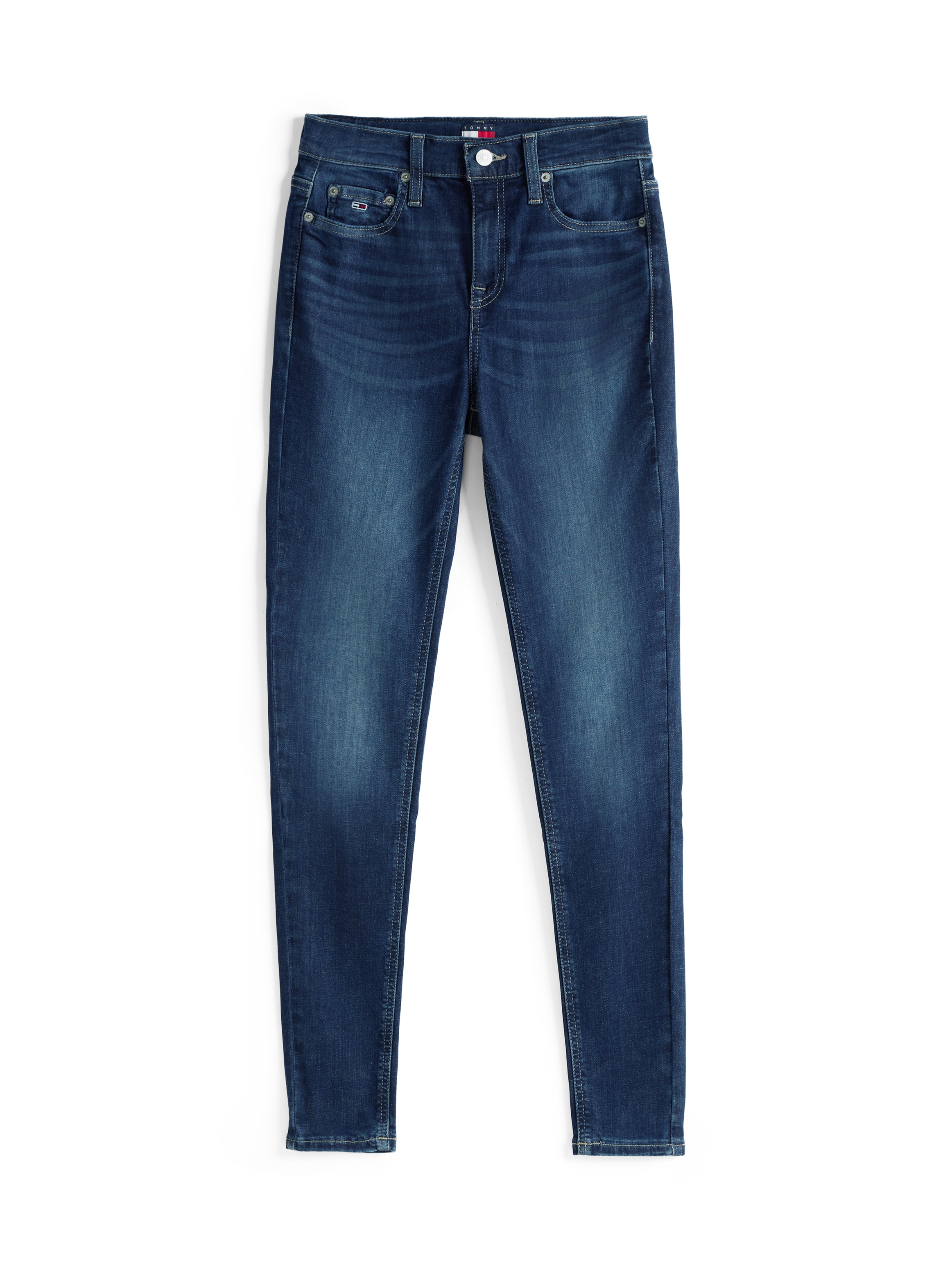 Tommy Jeans Skinny-fit-Jeans »NORA MID RISE« mit Waschung, Logo-Badge