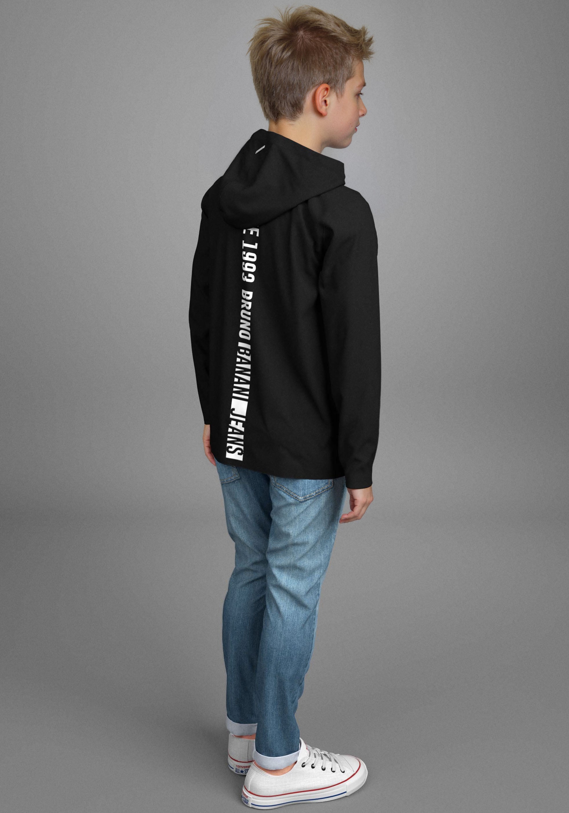 Bruno Banani T-shirt à capuche »Shirt mit RÜCKENPRINT« NEU! BRUNO BANANI für TEENS. Cooles Logoshirt