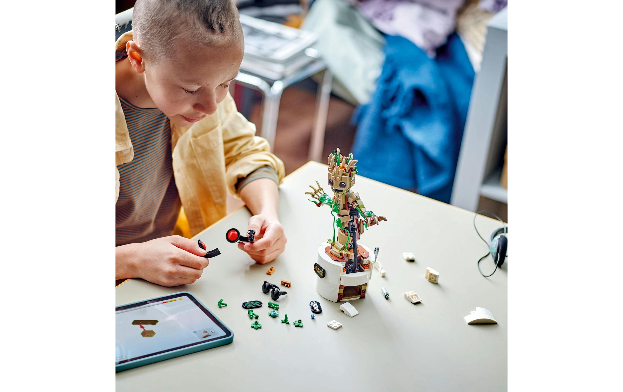 LEGO® Konstruktionsspielsteine »Marvel Tanzender Groot 76297«