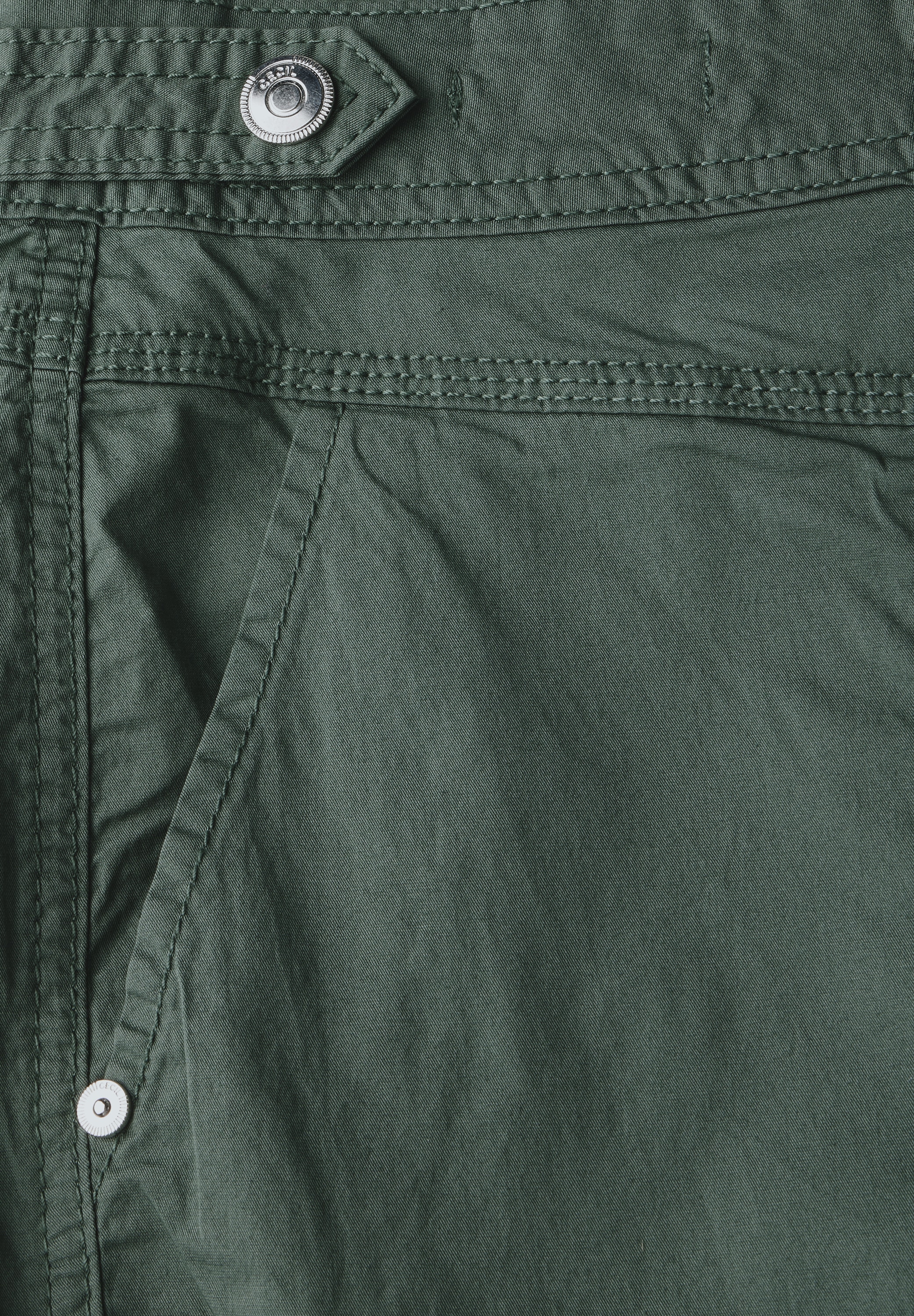 Cecil Pantalon capri »Style New York«  Sommerhose mit Knopfdetails am Bund