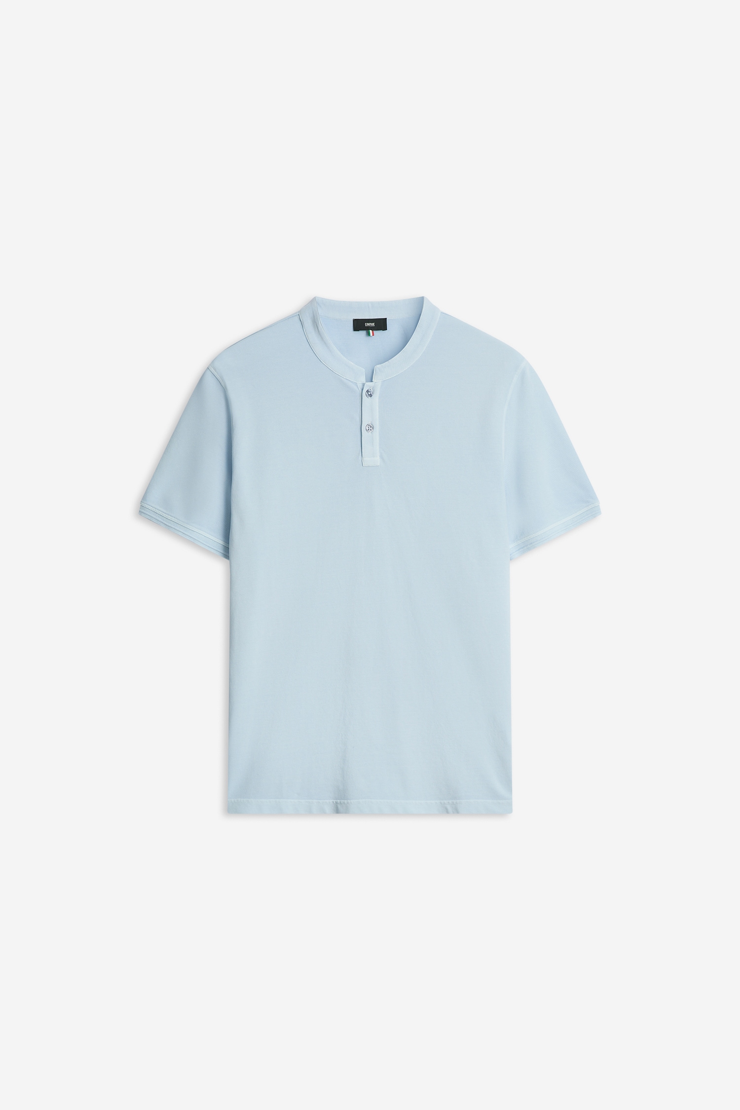 Cinque T-shirt »CILANO« Rundhalsausschnitt mit kurzer Knopfleiste, Relaxed Fit