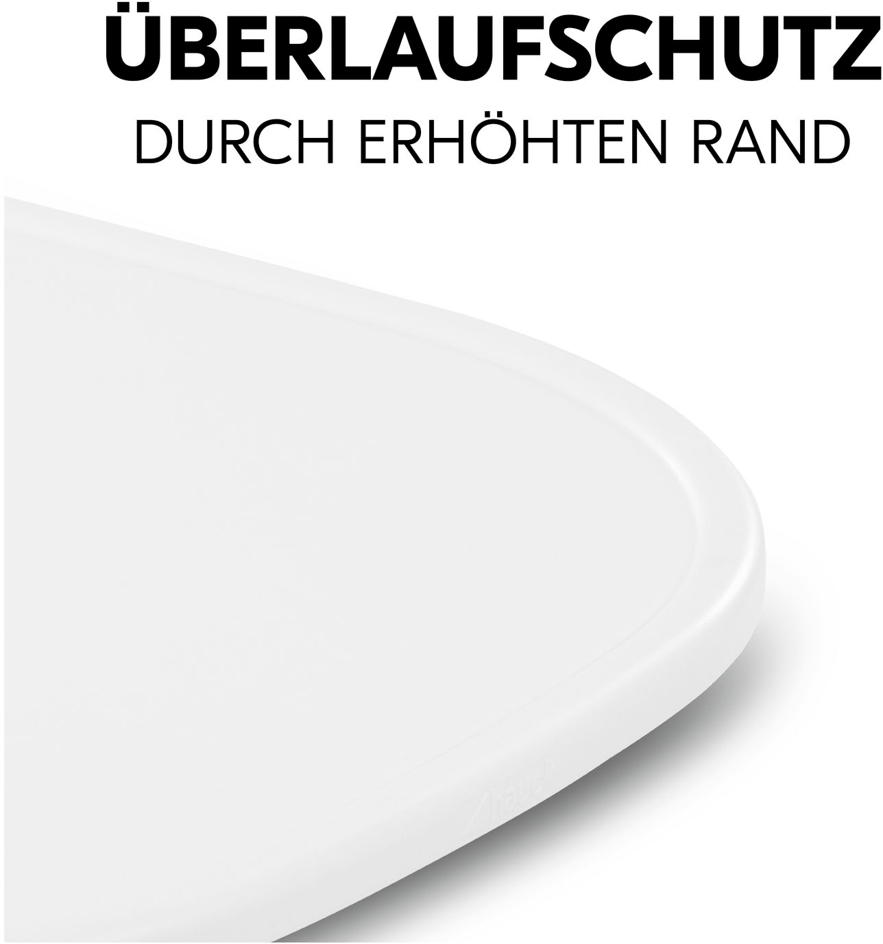 Hauck Hochstuhltablett »Arketa Click Tray, White« aus recyceltem Material