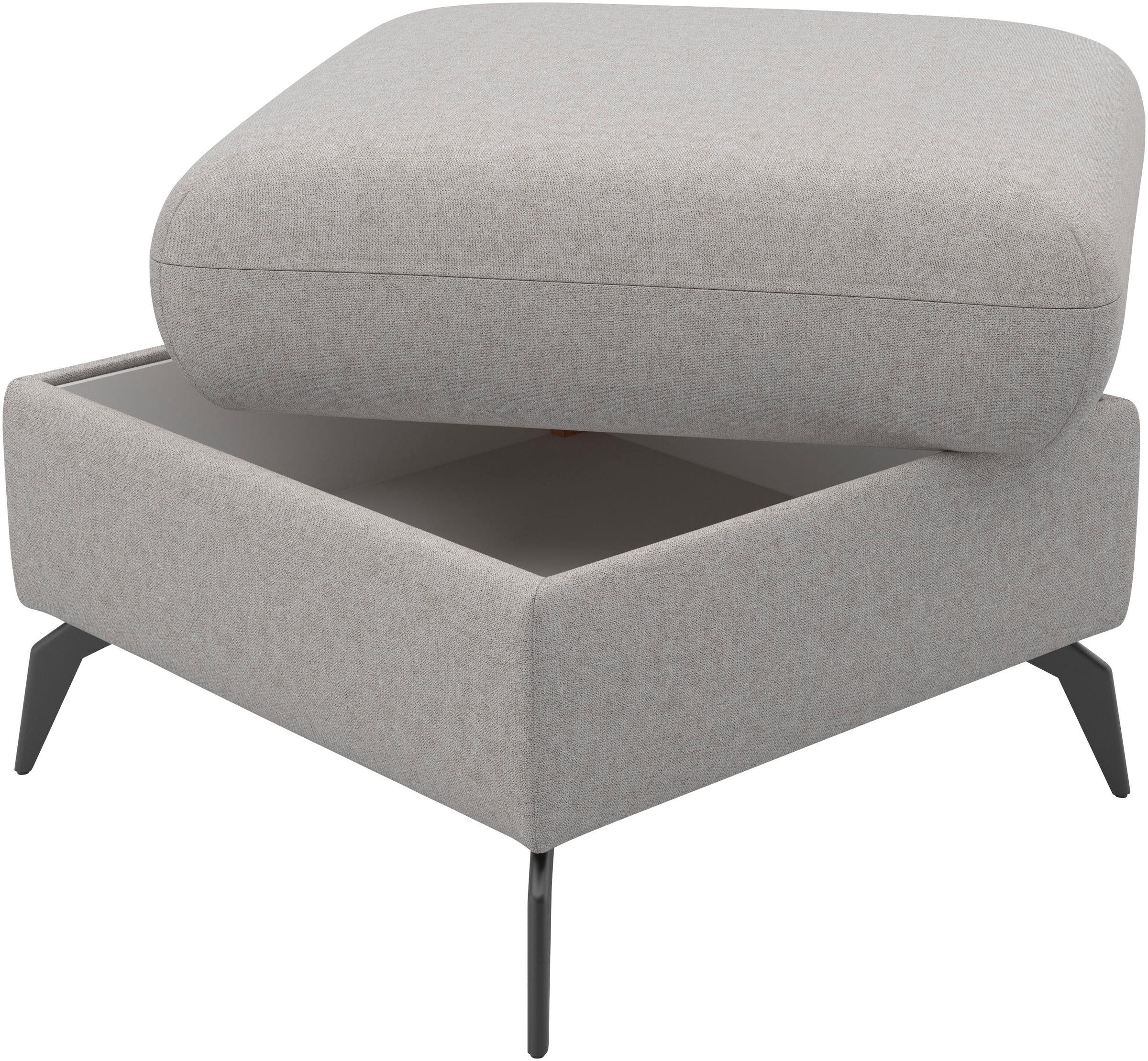 Home affaire Tabouret rembourré »Rochelle« 1 cuis tlg. moderne 15 cm Metallfüsse