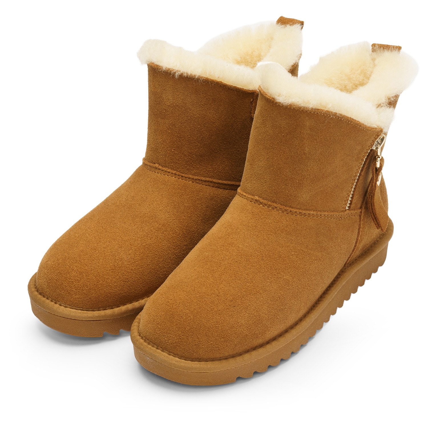 Ara Bottes d'hiver »ALASKA Short Zip«  Bottes en véritable peau d'agneau, largeur G (large)