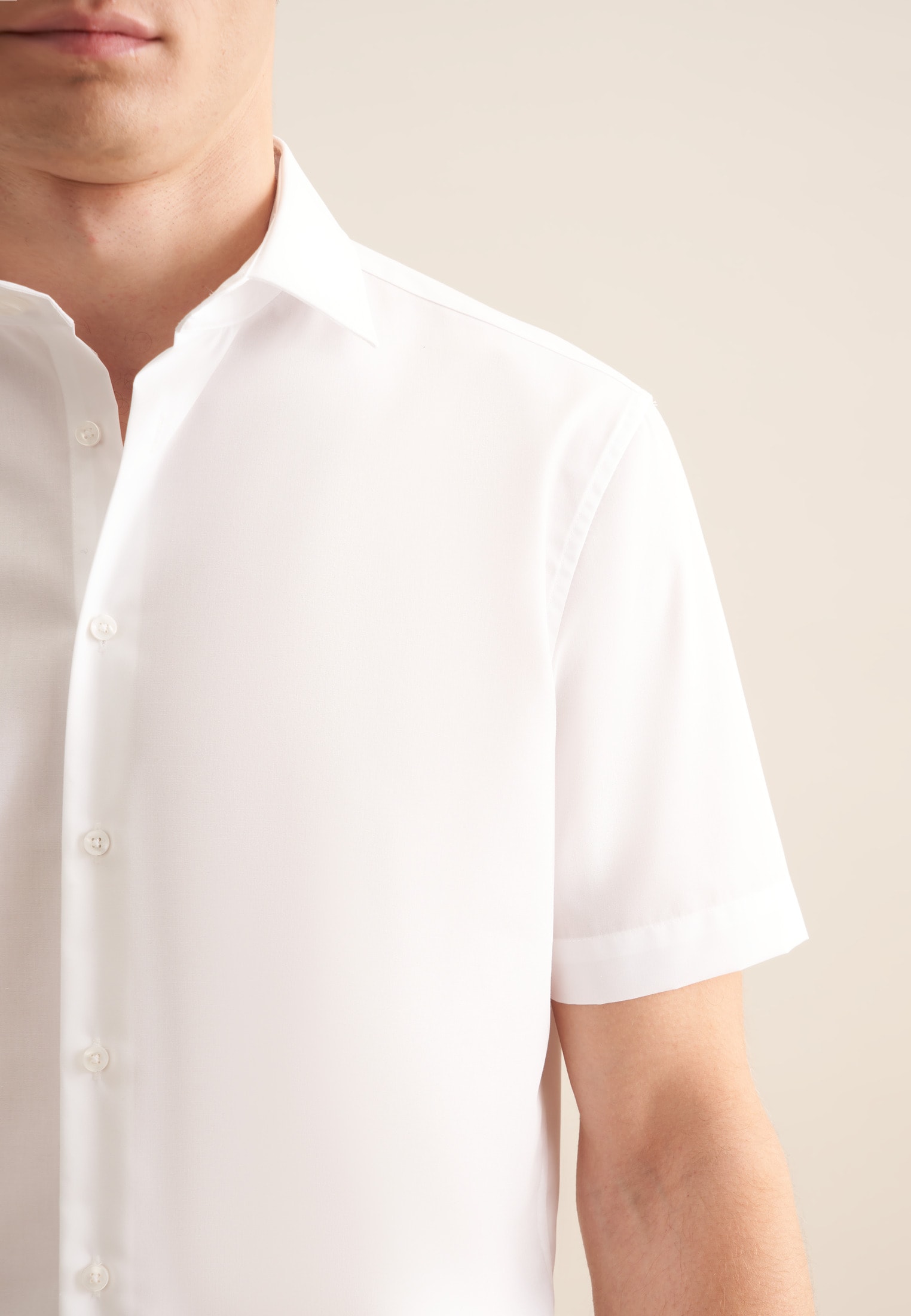 seidensticker Businesshemd »Schwarze Rose«, Shaped 1/2 Kentkragen Uni
