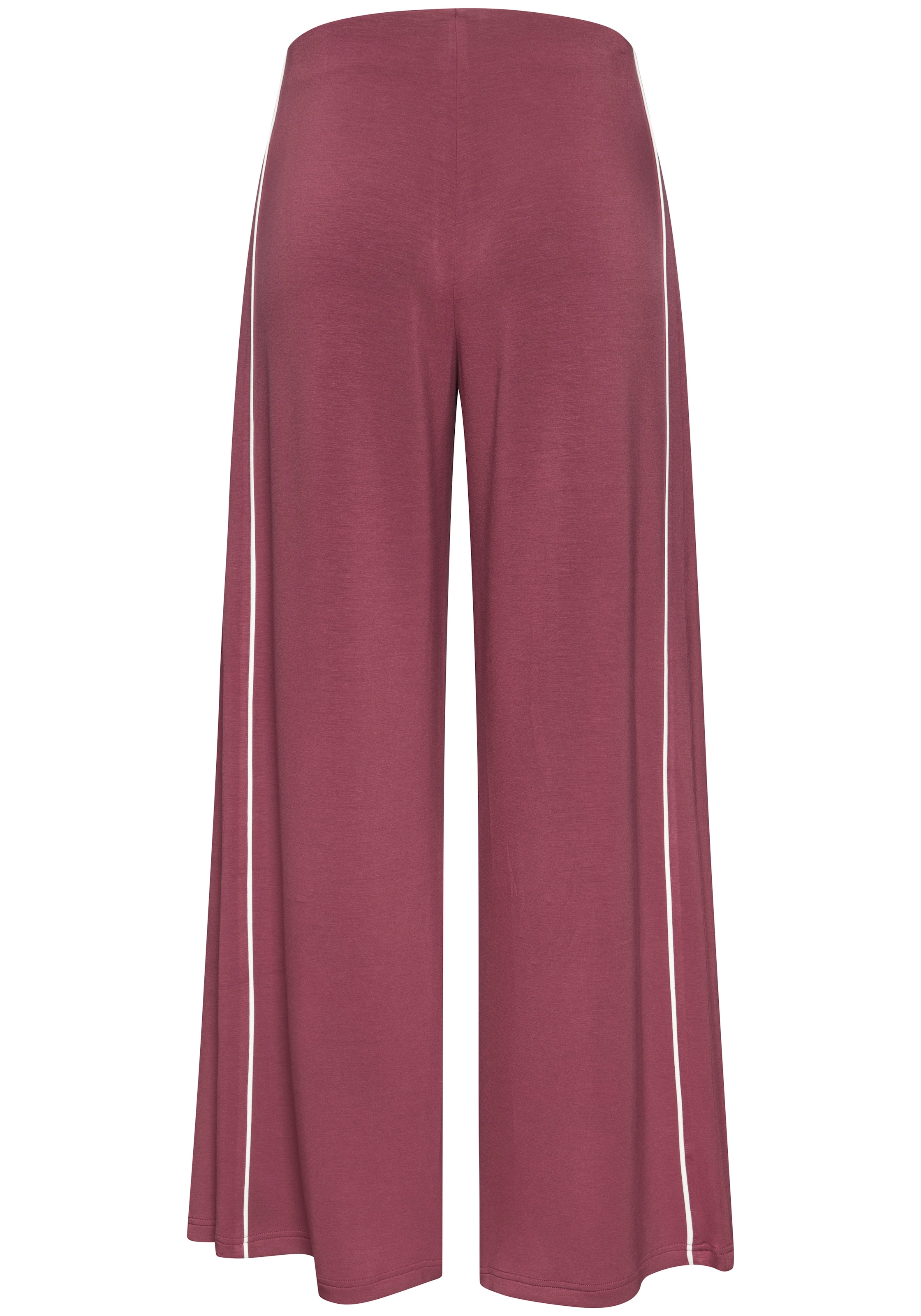 LASCANA Homewearhose  mit Piping und verdeckten Reissverschlusstaschen