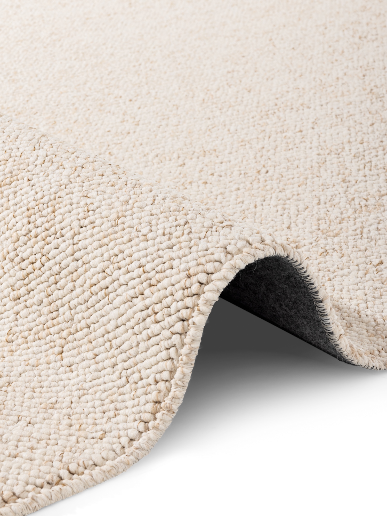 ELLE DECORATION Tapis »Rocco« Rectangulaire 10 mm Höhe couloir, lavable, salon, salle à manger, aspect laine
