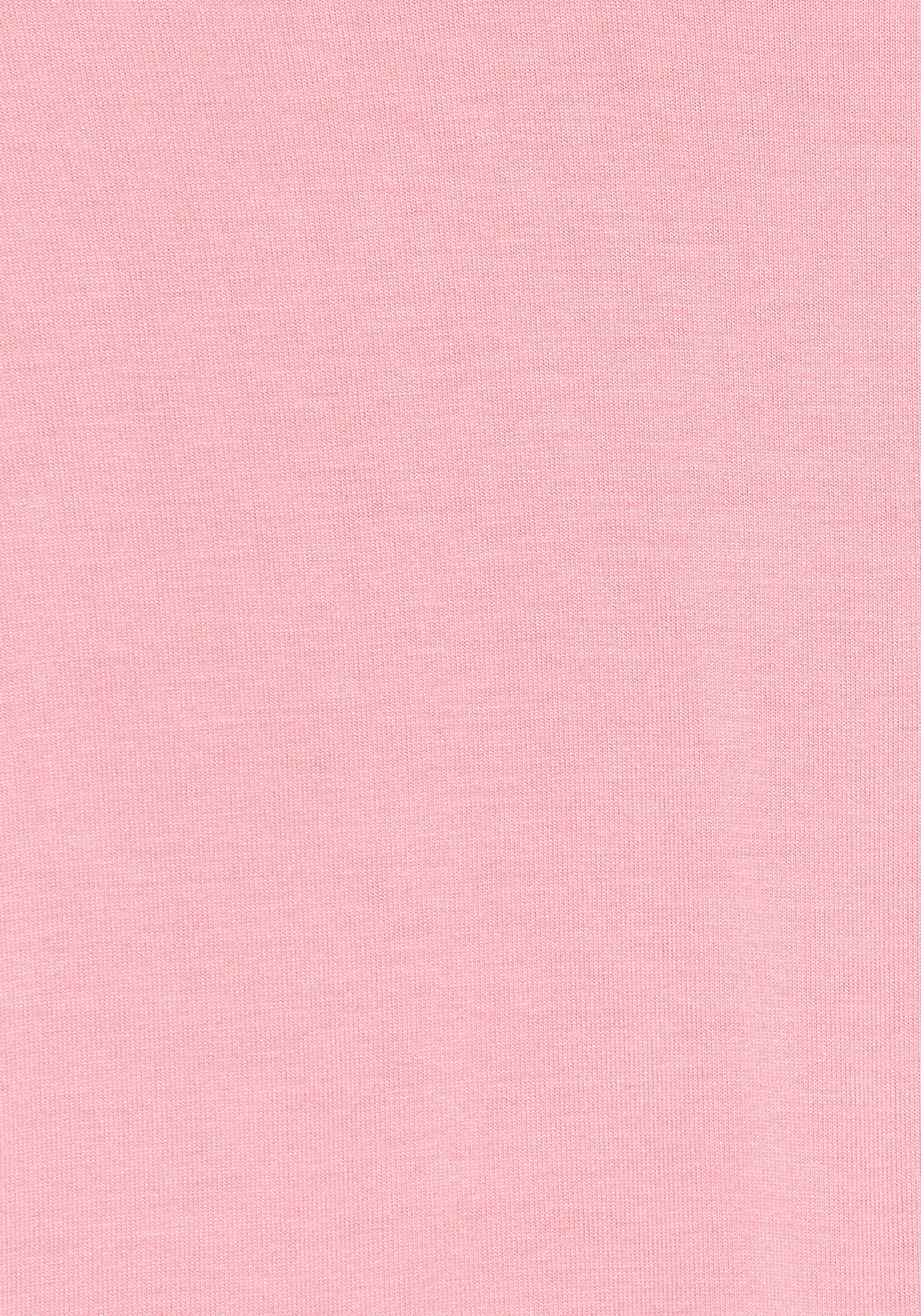 s.Oliver Haut de pyjama 1-teilig,  mit kleiner Kontrast-Paspel