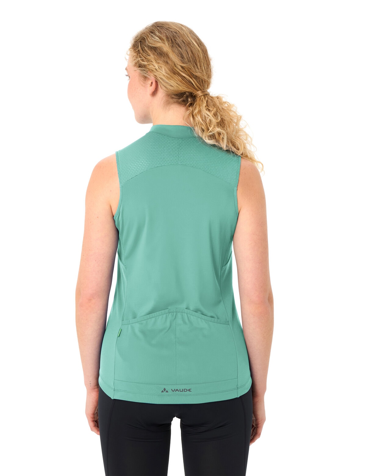 VAUDE »WOMEN'S MATERA FZ TRICOT SL« pour le vélo, avec fermeture éclair frontale, matière à séchage rapide