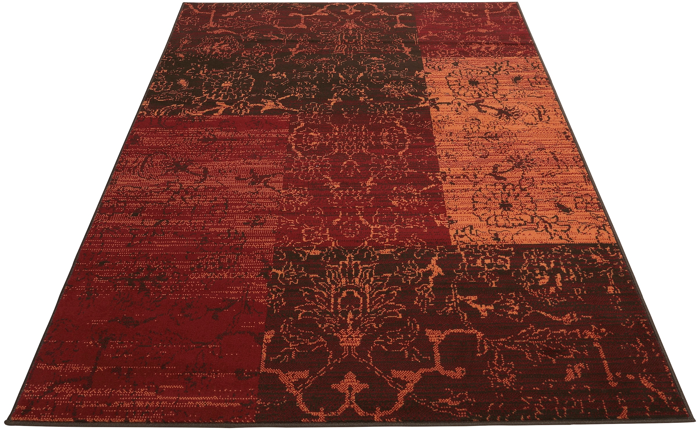 my home Teppich »Bennet« rechteckig 7 mm Höhe Vintage Design, flach, Kurzflor, weich, pflegeleicht, elegant