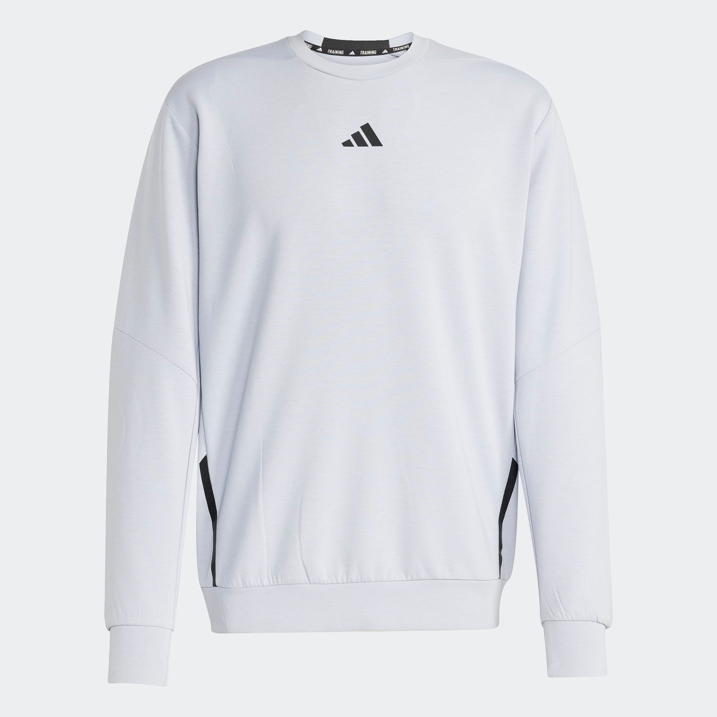 adidas Performance Sweat-shirt »D4T CREW SWEATS«, avec bord côte, respirant, coupe normale
