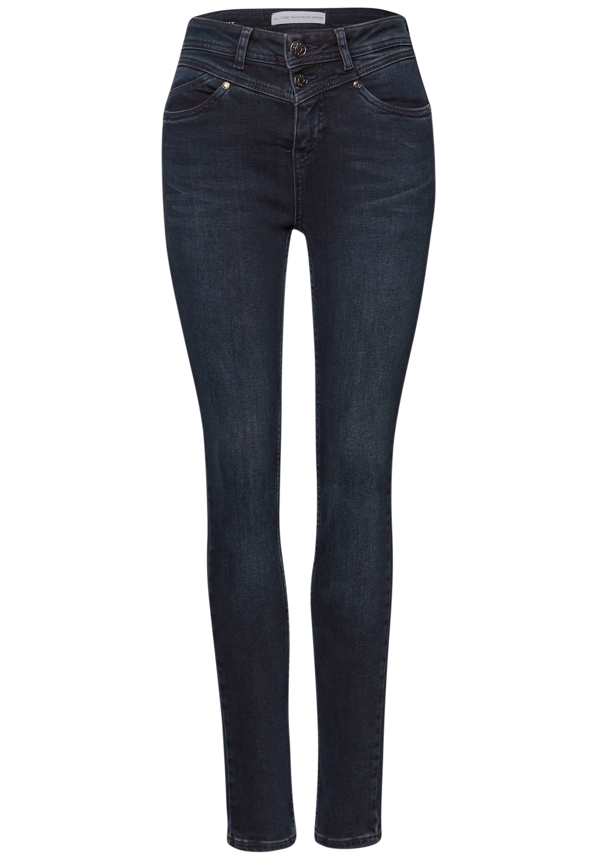 STREET ONE Slim-fit-Jeans »Style York« im 5-Pocket-Style und mit Stretch