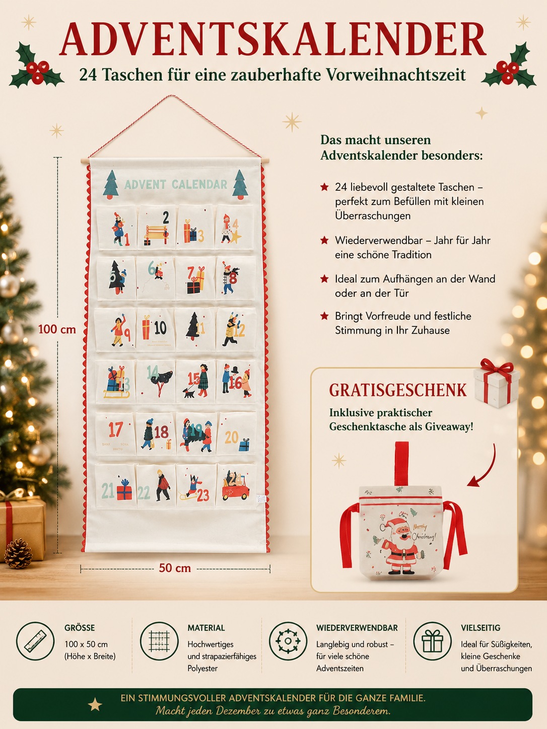 GOODproduct Adventskalender »Adventskalender« Es liegt keine Altersempfehlung vor