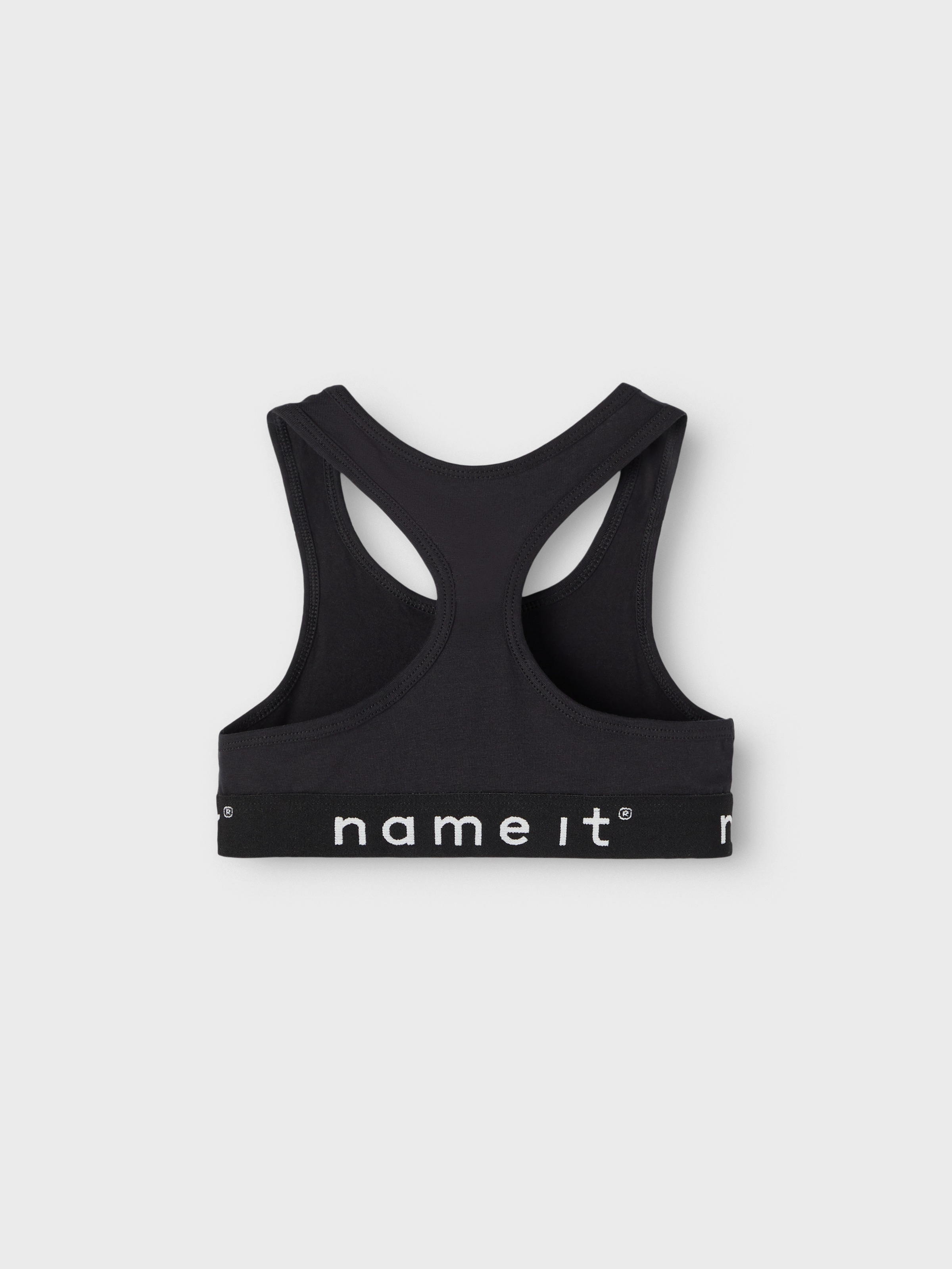 Name It Bustier »NKFSHORT TOP 2P NOOS« Paquet, 2 unis, décontracté, près du corps, coton