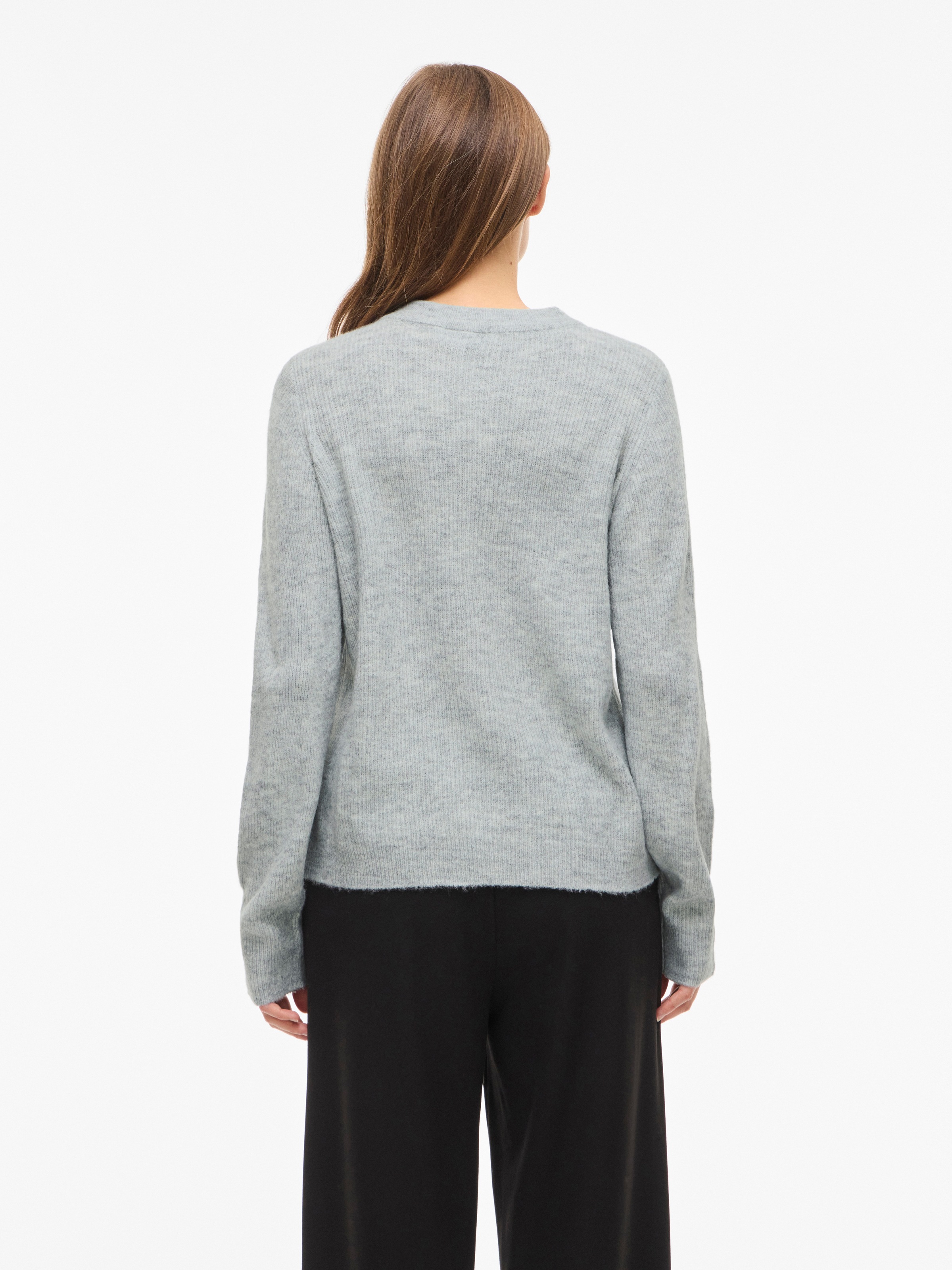 Vila Strickjacke »VIVIOLI O-NECK RIB KNIT CARDIGAN-NOOS«