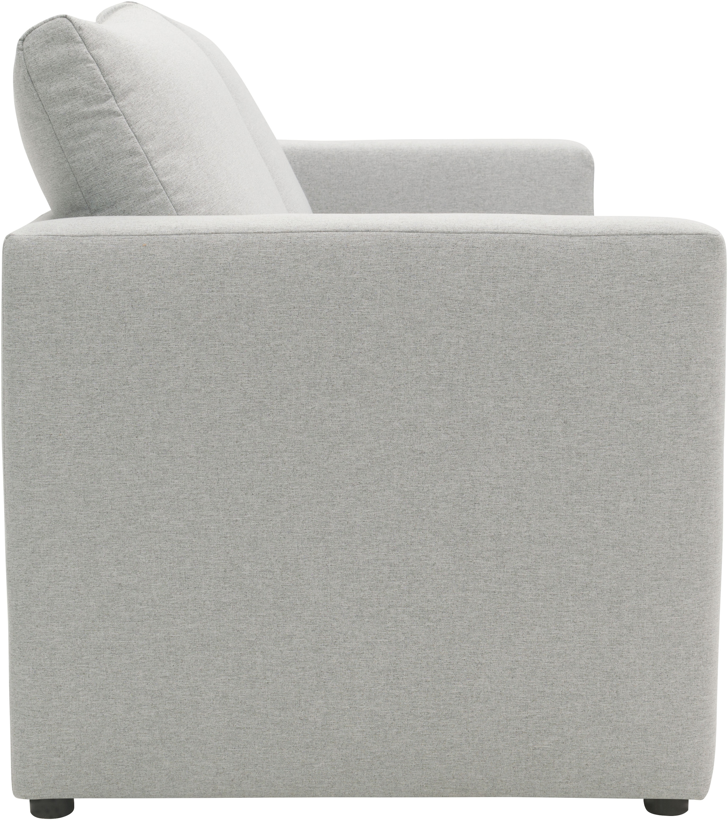 DOMO collection 2-Sitzer »Bibury, modernes Sofa, B/T/H: 178/80/90 cm« Sitzfläche mit Federkern, inkl. 2 Rückenkissen