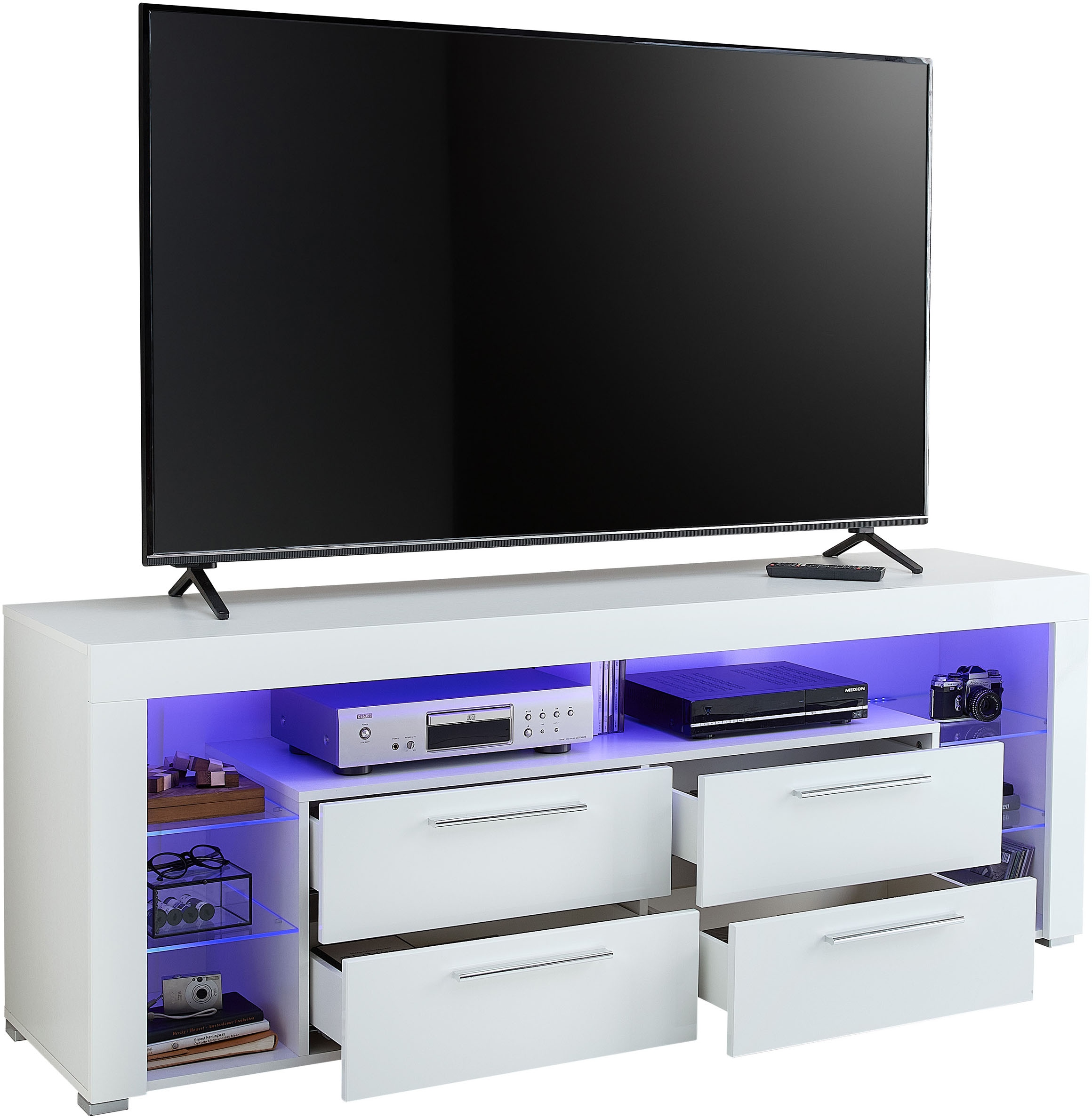 Stolkom Meuble TV »Goal TV Lowboard, B/H/T 179x67x 44 cm« 1 cuis tlg. %RESET$