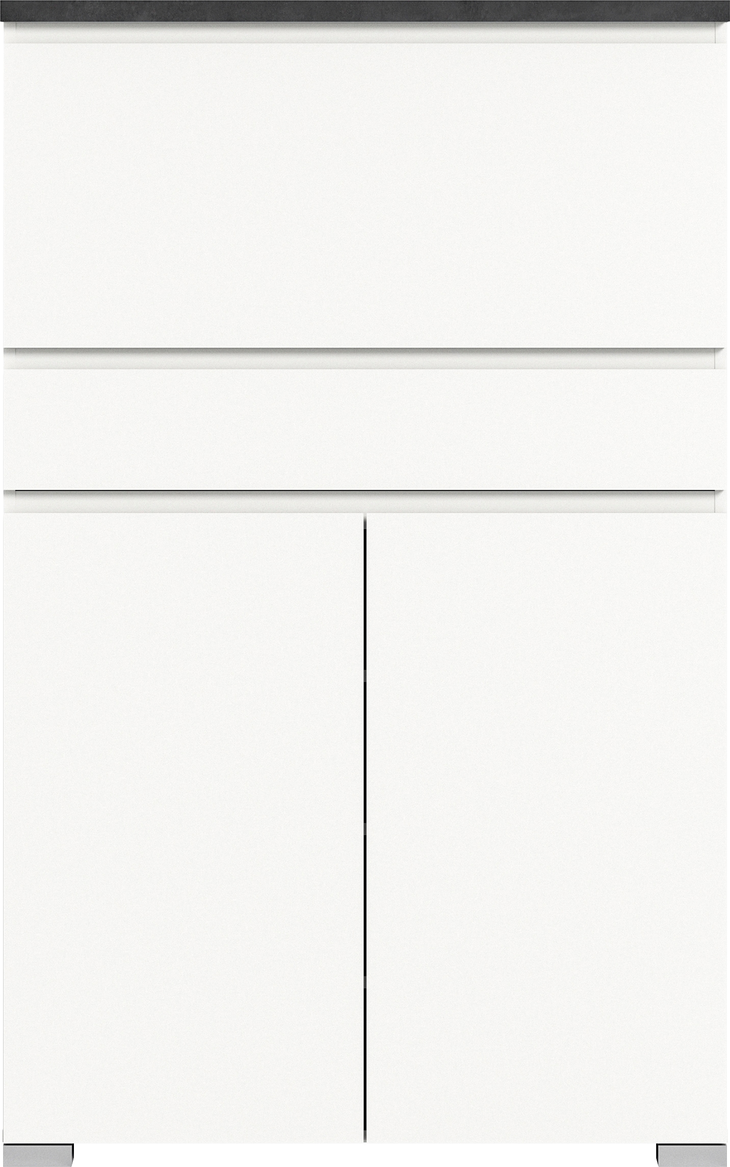 Home affaire Schuhschrank »Skoskap, Tiefe 27cm, 2 Türen, 1 Klappe mit Schuhwalze, 1 Schubkasten« Platz für ca. 16 Schuhpaare, Schuhkipper, Schuhkommode, Schuhregal