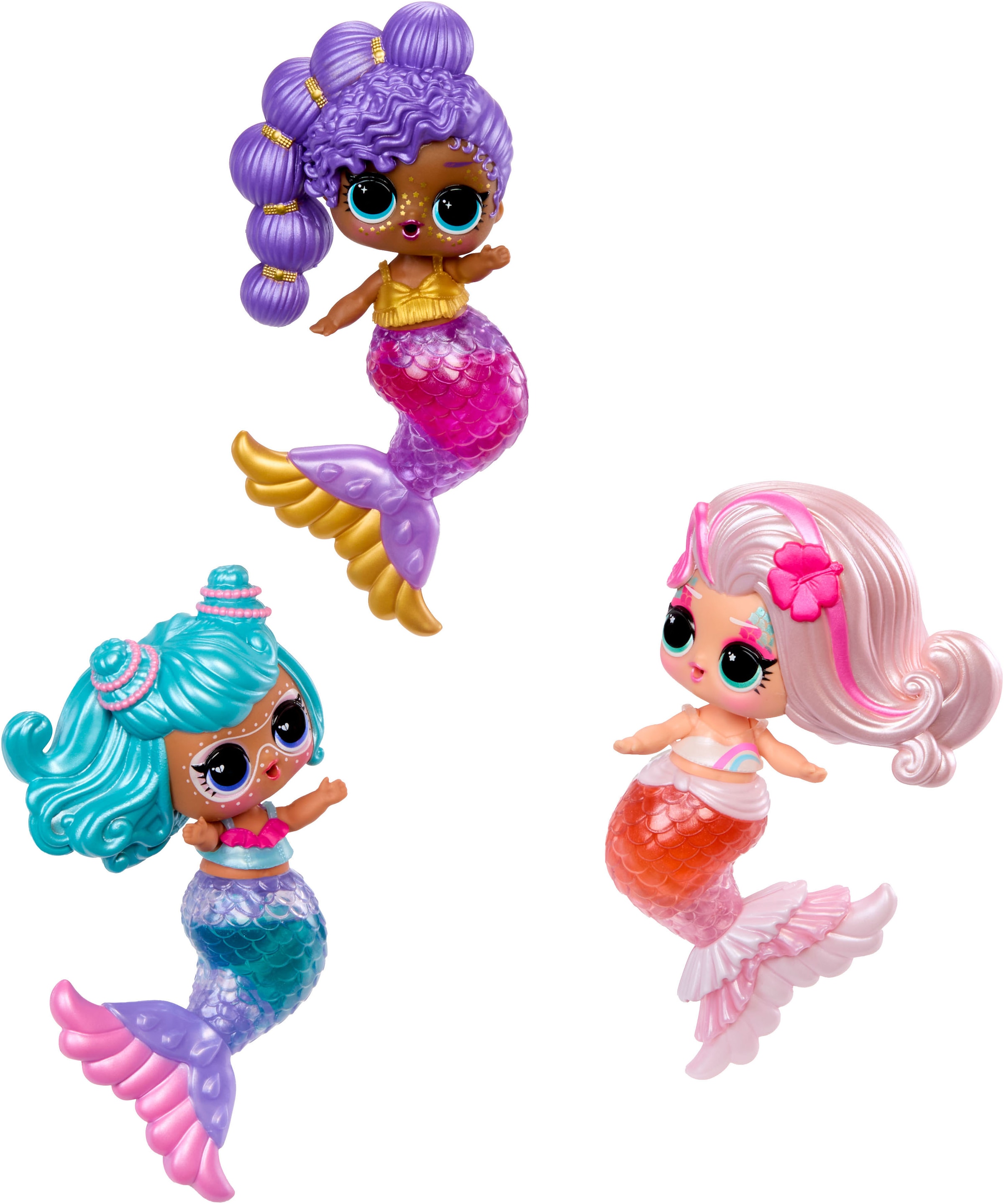 L.O.L. SURPRISE! Anziehpuppe »L.O.L. Surprise Mermaids! Makeover Magic Tots« Sortierte Lieferung - Abbildungen dienen als Beispiele!