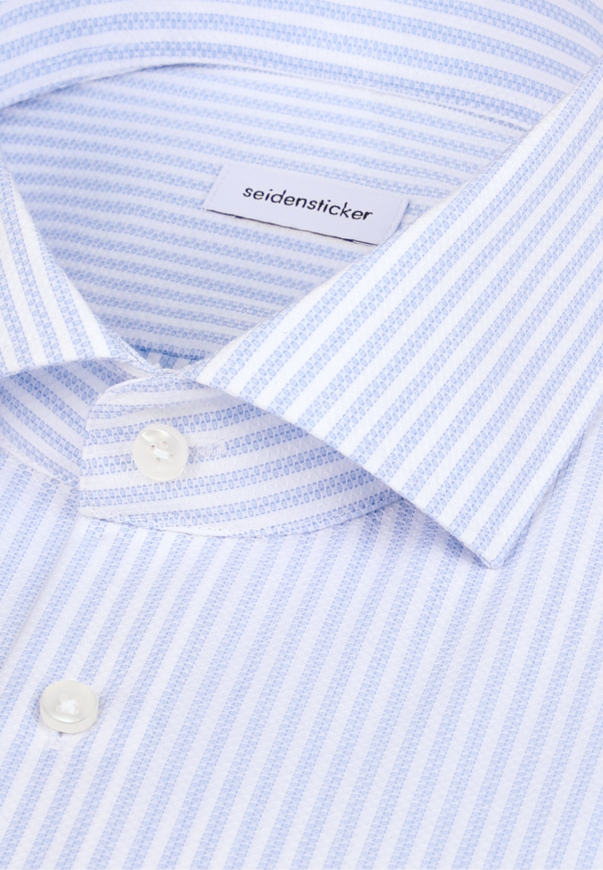 seidensticker Businesshemd »Schwarze Rose« Slim 1/1 Kentkragen Gestreift