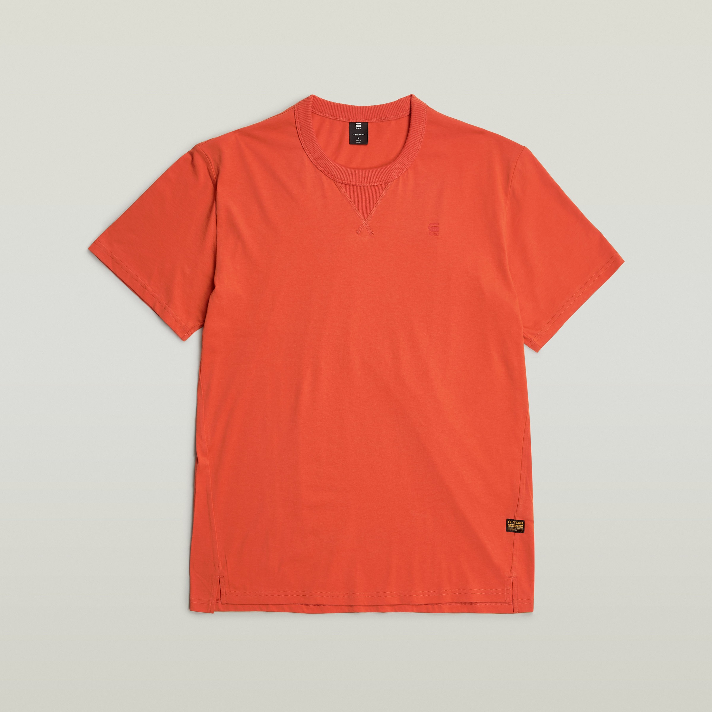 G-STAR T-Shirt »Nifous« Rundhals, mit Rippeinsatz