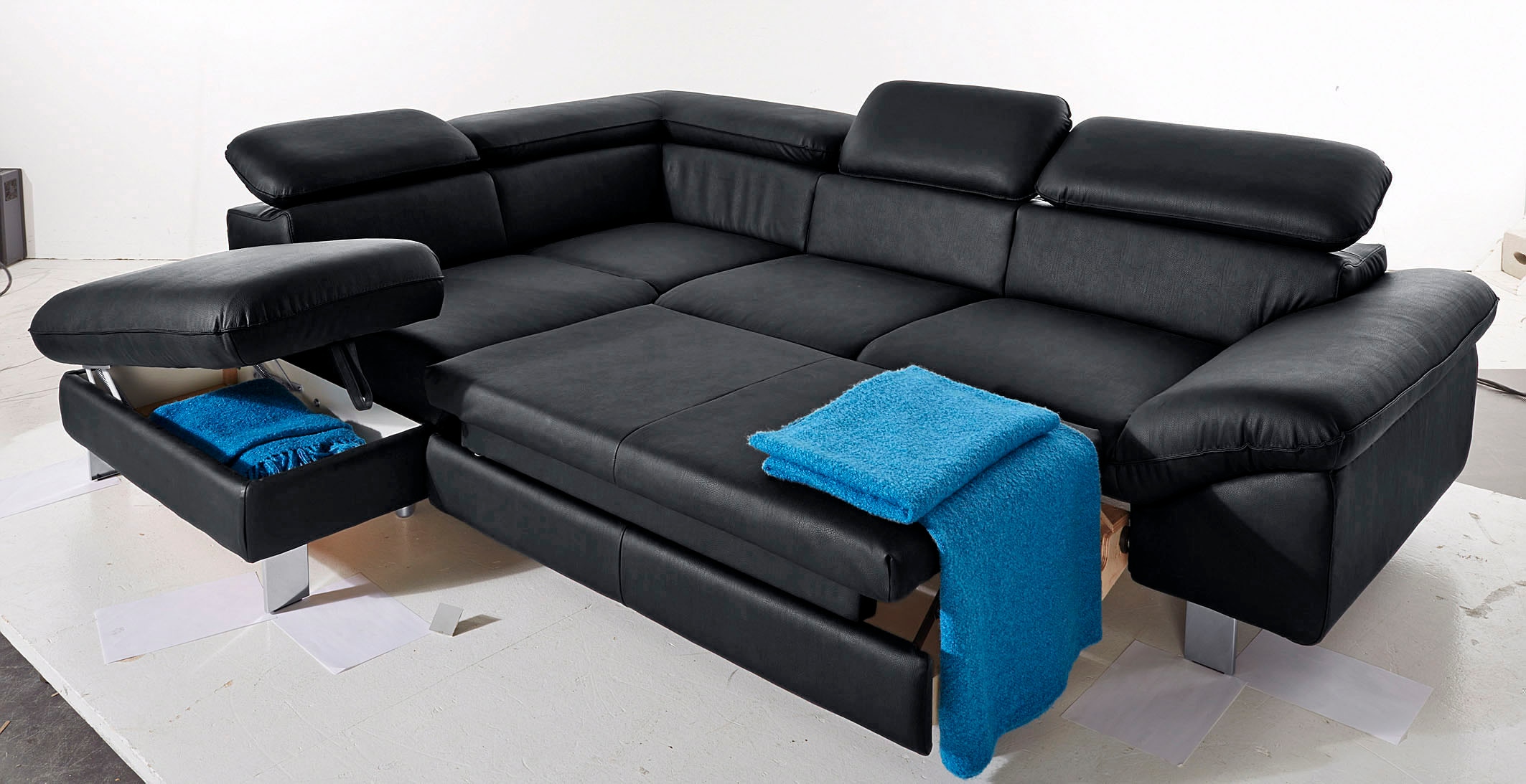 COTTA Tabouret »Driver« mit edlen Metallfüssen