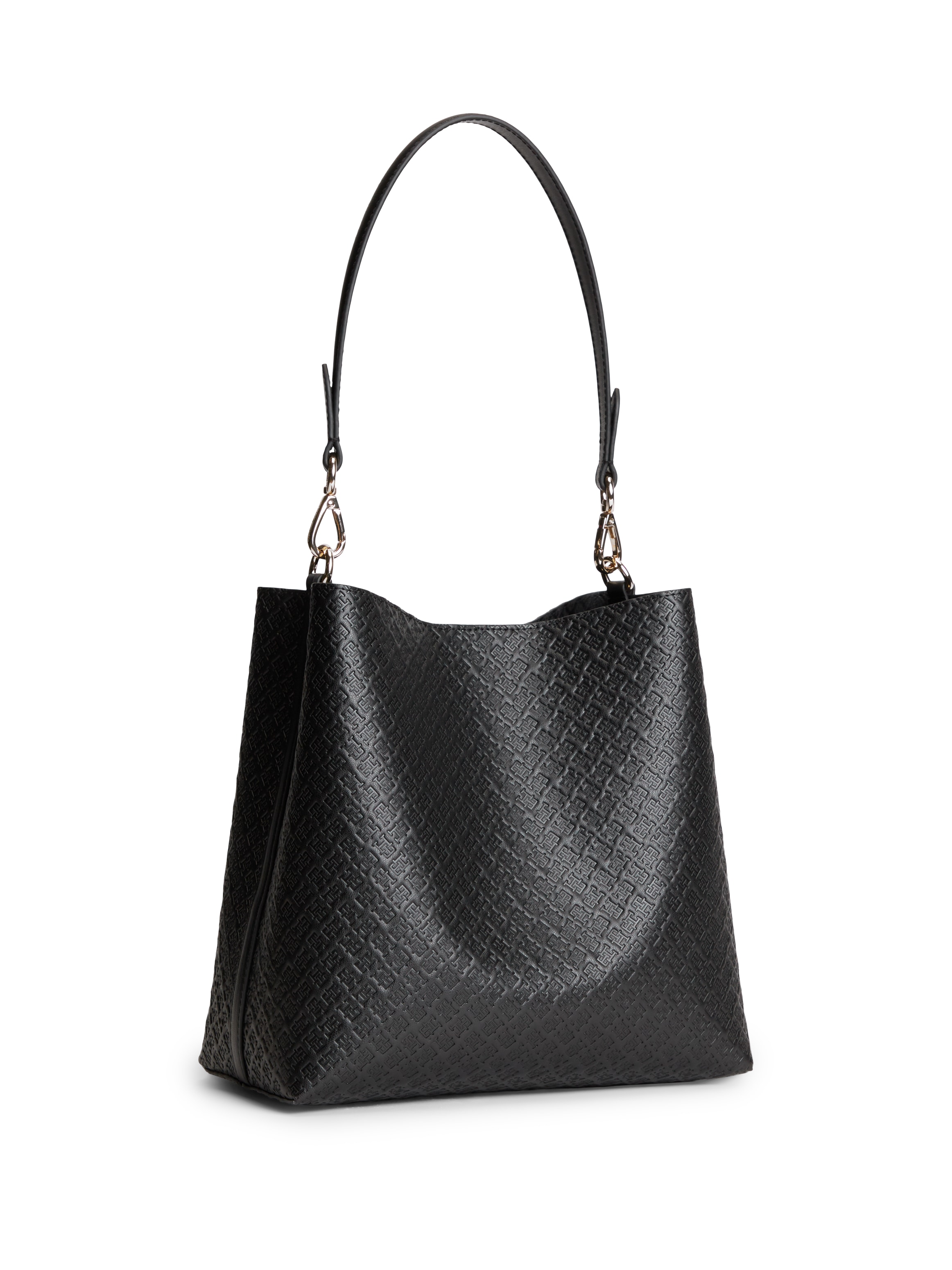 Tommy Hilfiger »TH ICON SHOULDER BAG MONO« Sac à main pour femmes, shopper avec élément orné TH doré