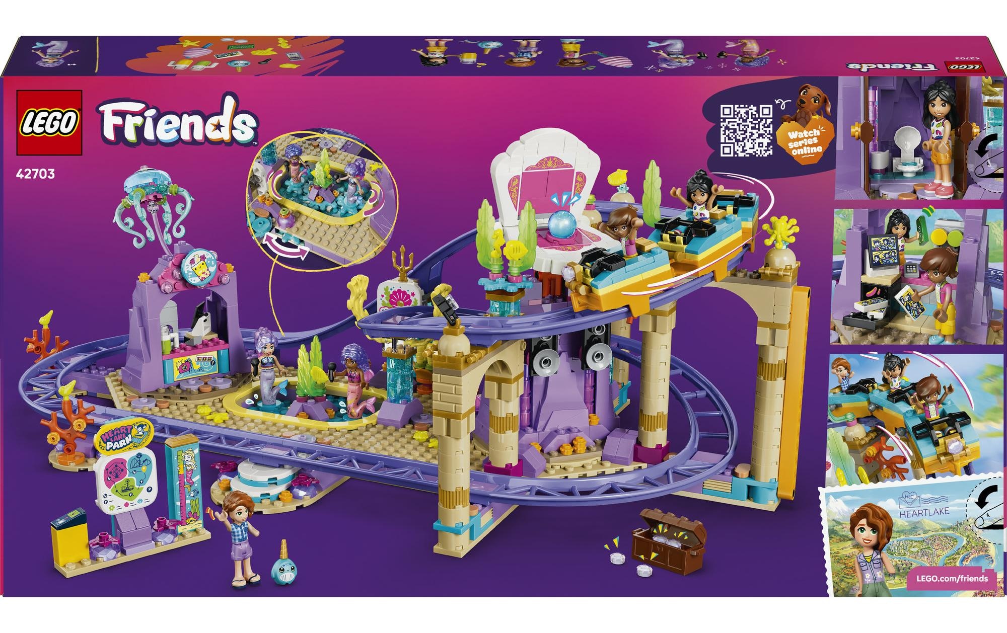 LEGO® Pions de construction »Meerjungfrauen-Achterbahn (42703), LEGO Friends« fabriqué en Europe