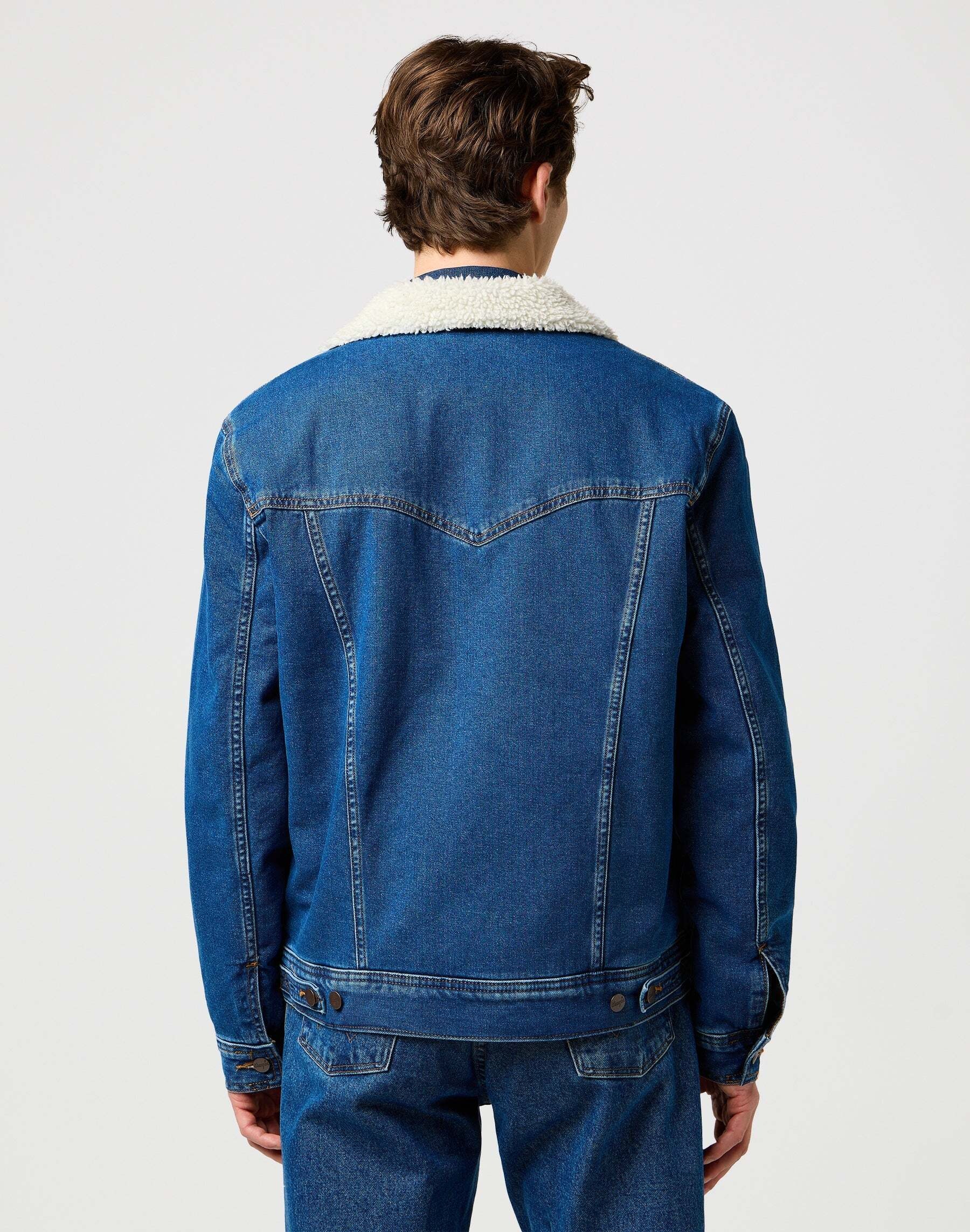 Wrangler Veste en jean »WRANGLER Jeansjacke Sherpa Classic Jacket«