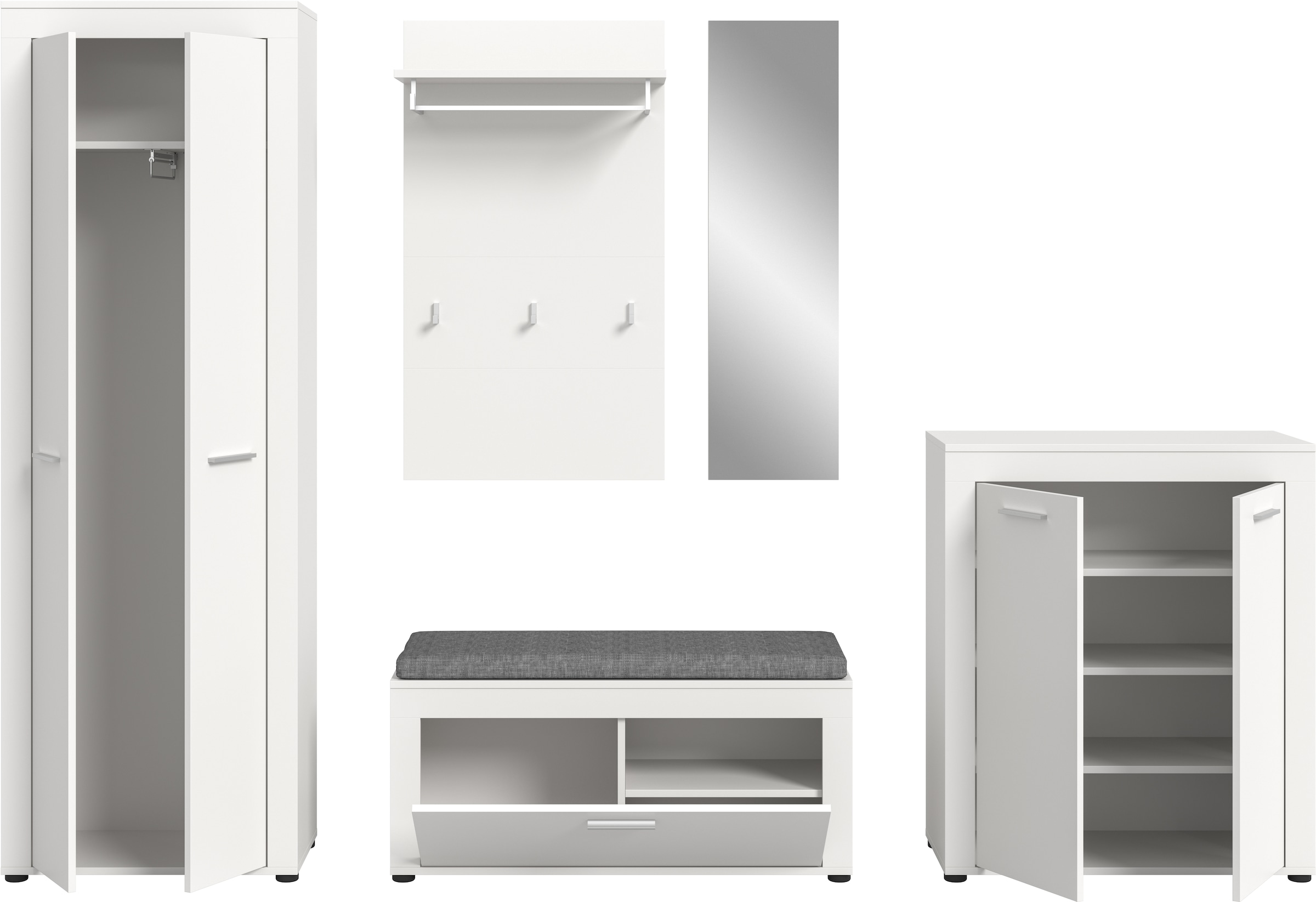 INOSIGN Ensemble de vestiaires »Aosta« Set, 6 cuis tlg.