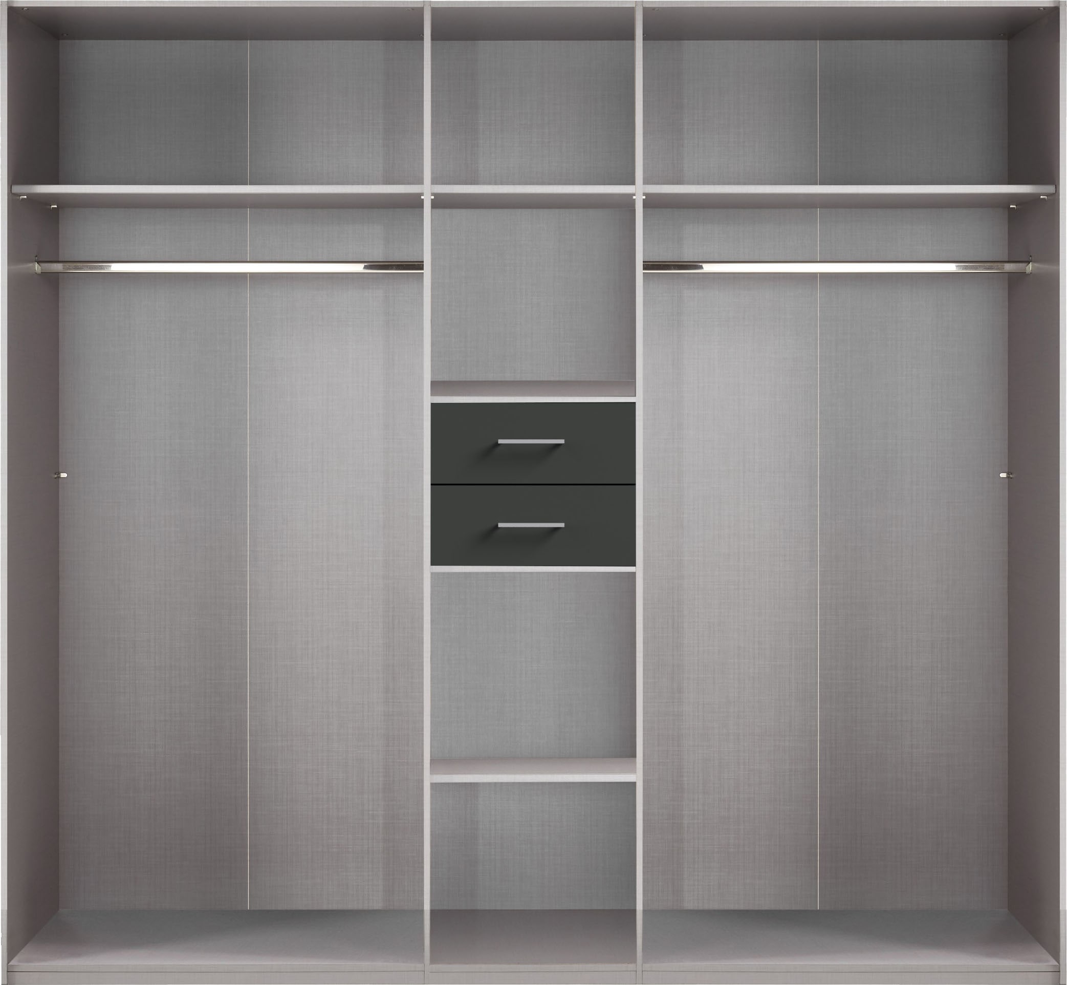 Wimex Drehtürenschrank »Dillingen« Schubladen auf bequemer Zugriffshöhe, mit Spiegel