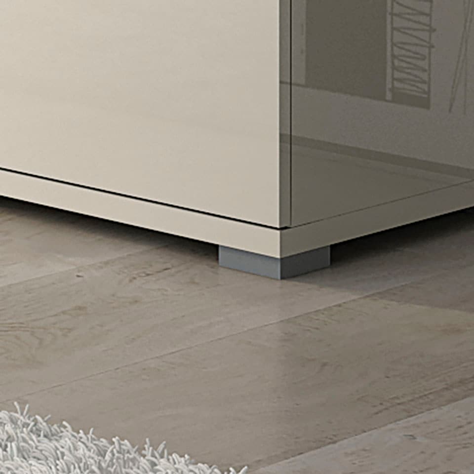 GOODproduct Highboard »Piano Vitrine« (H/B/T): 123/90/40,2cm,  UV lackiert, Soft-Close Funktion