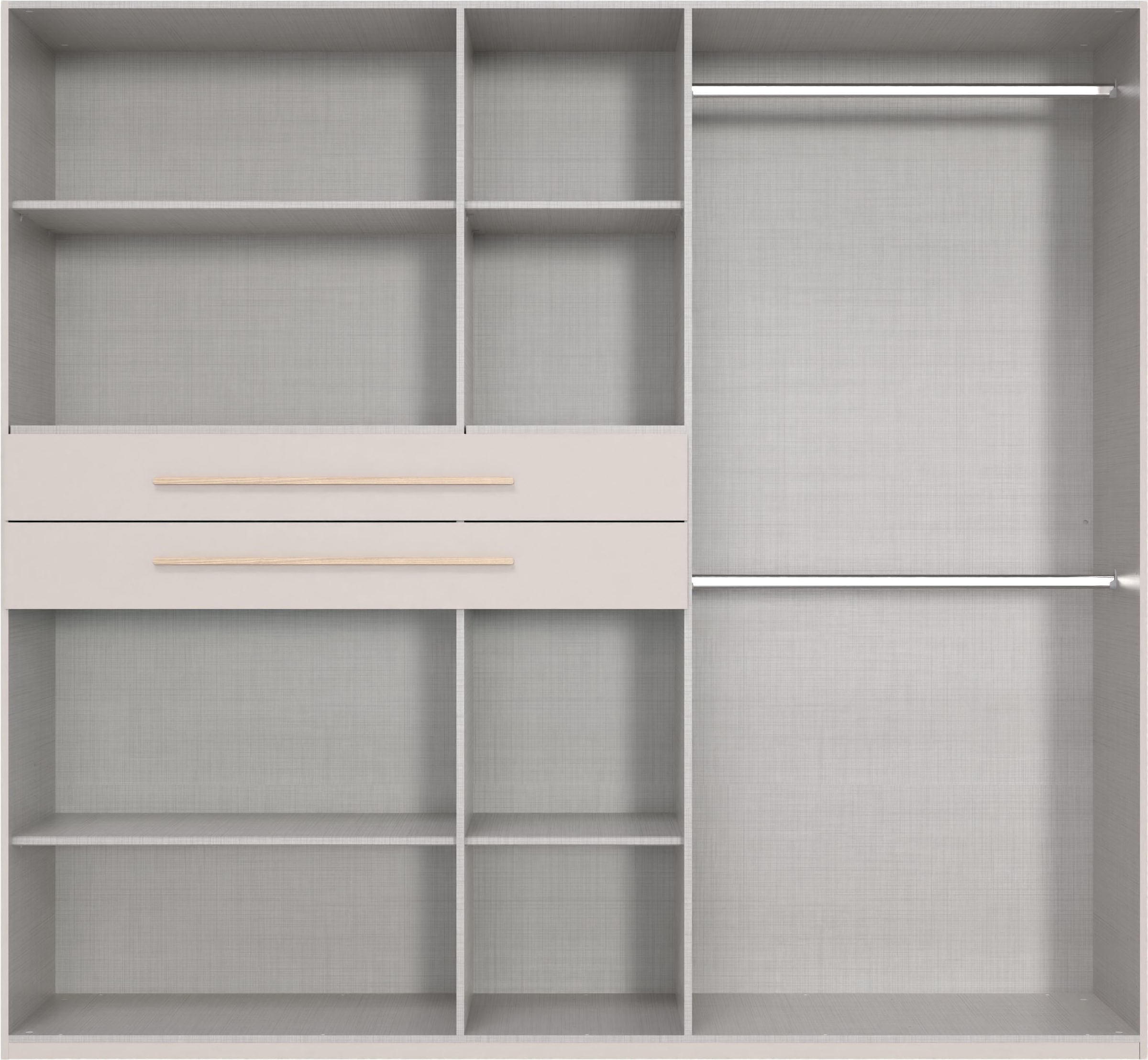 Wimex Armoire à portes battantes »Digit Kleiderschrank wahlweise mit oder ohne Spiegel« Schlafzimmer Schrank Bestseller im modernem Design,  erhältlich in den Breiten 225cm oder 270cm (mit 8 oder 10 Türen)