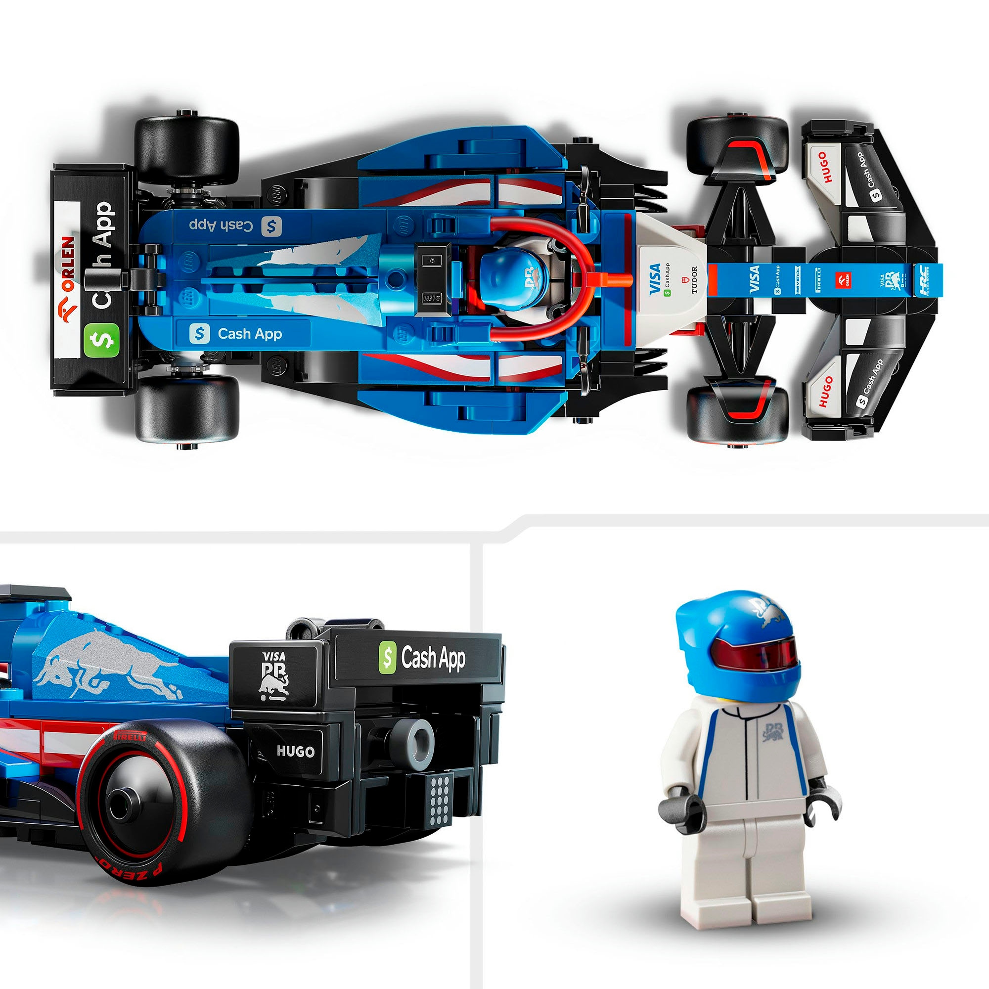 LEGO® Konstruktionsspielsteine »Visa Cash App RB VCARB 01 F1® Rennauto (77246), LEGO® Speed Champions« Made in Europe