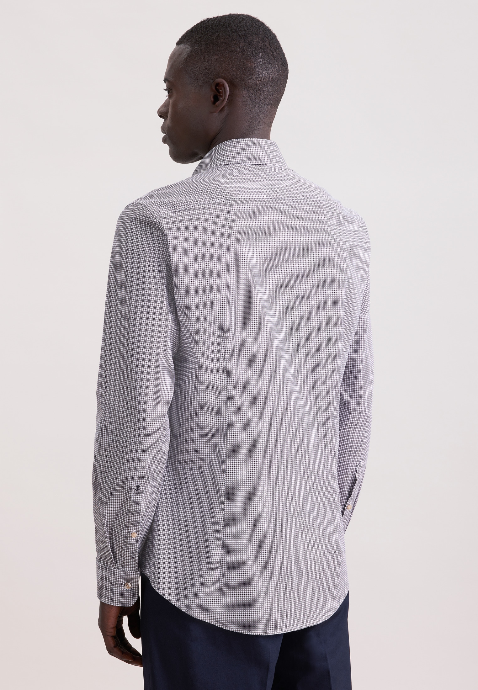 seidensticker Chemise d'affaires »Schwarze Rose« X-Slim 1/1 Kentkragen Druck