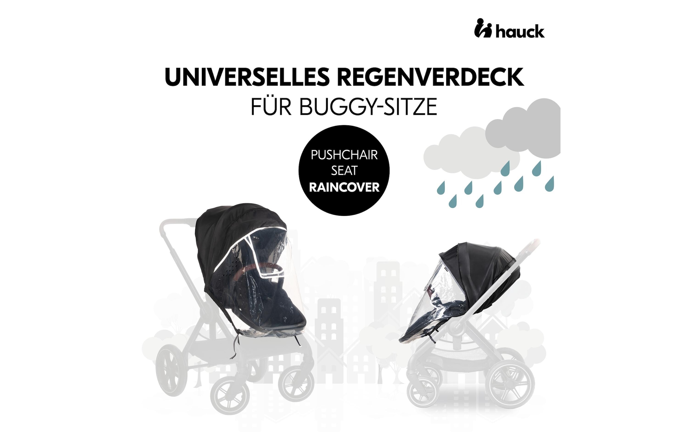 Hauck Kinderwagen-Regenschutzhülle »Pushchair Seat Raincover«