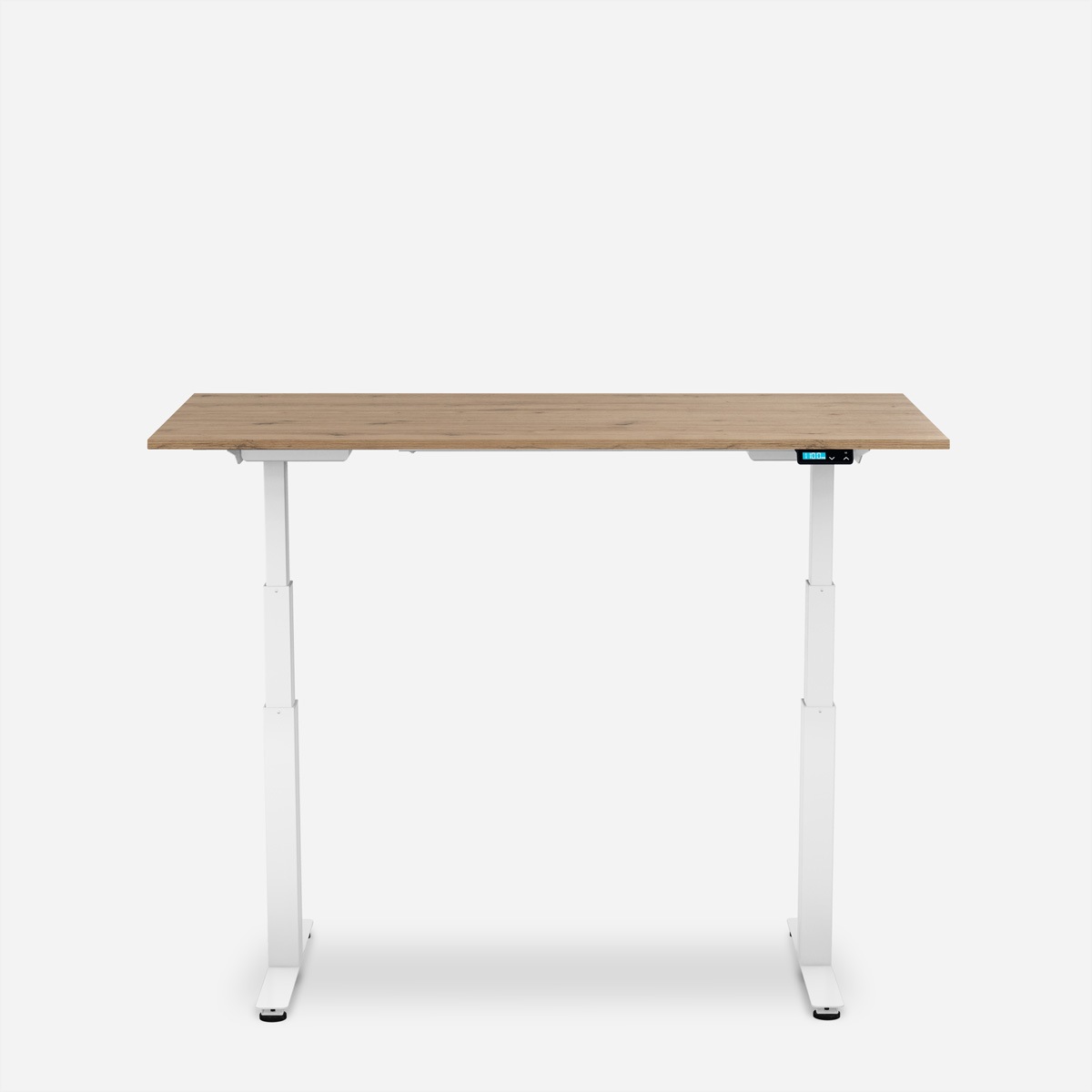   »WRK21 Schreibtisch Work 120 x 80 cm, Höhenverstellbar, Kendal Eiche / Weiss« ()