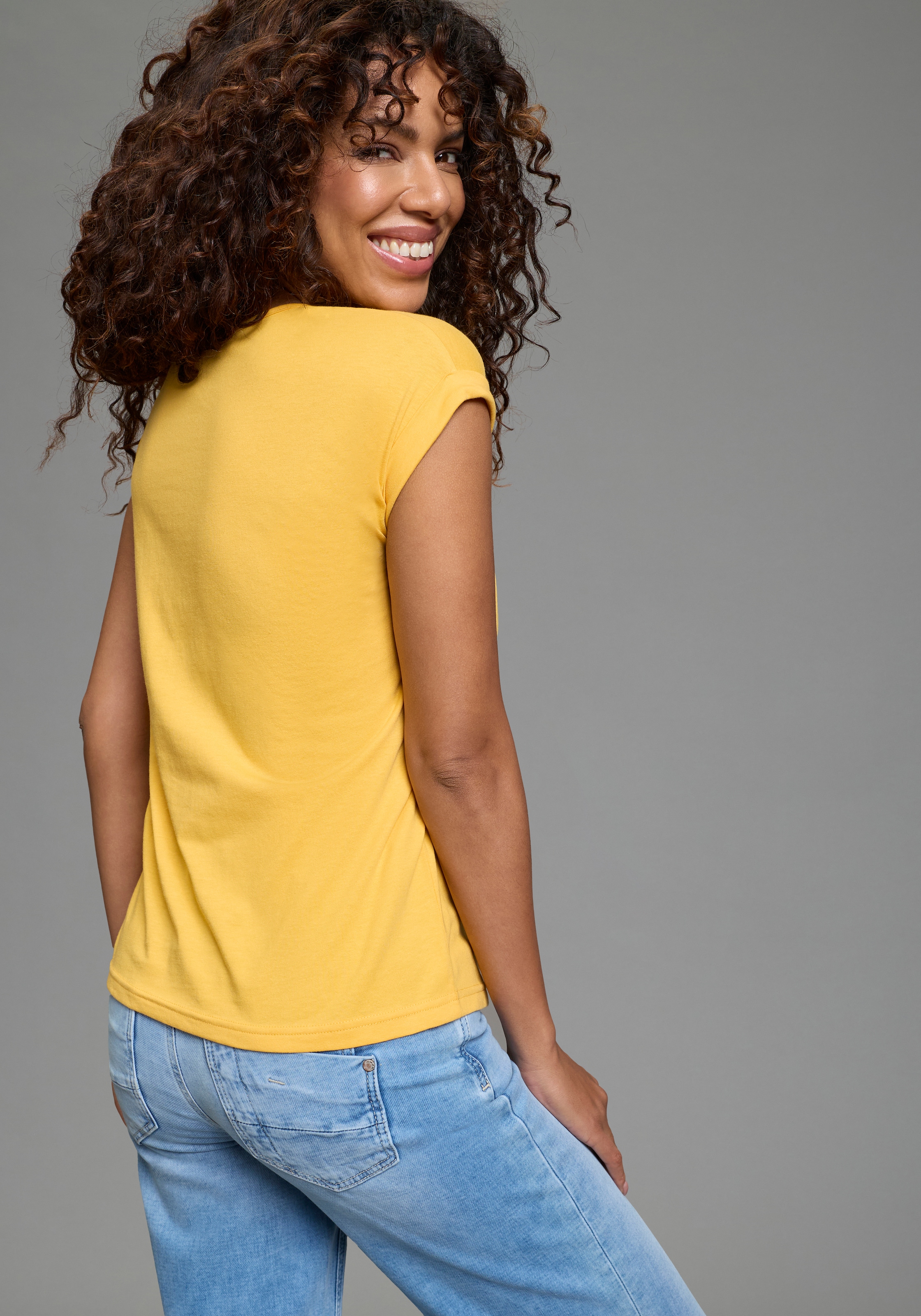 Boysen's T-Shirt »in vielen Farben & grossen Grössen« Kurzarm,  unifarben,  Rundhals,  für Freizeit und Alltag